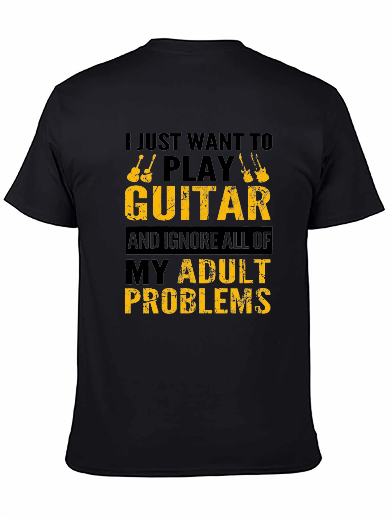 Guitar Player T-Shirt - Adulting Problems Tee