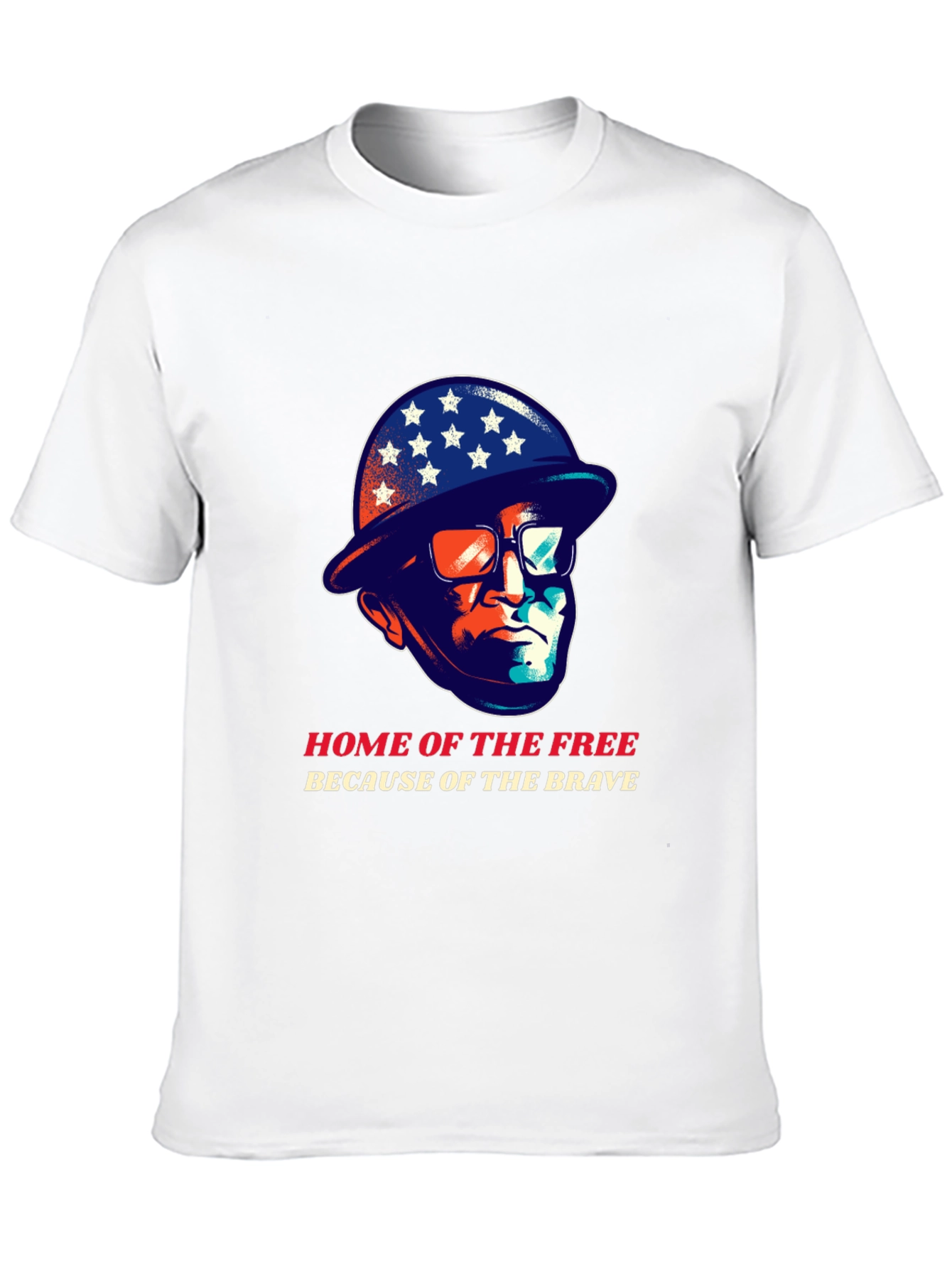 Home of the Free T-Shirt - Patriotic Graphic Tee