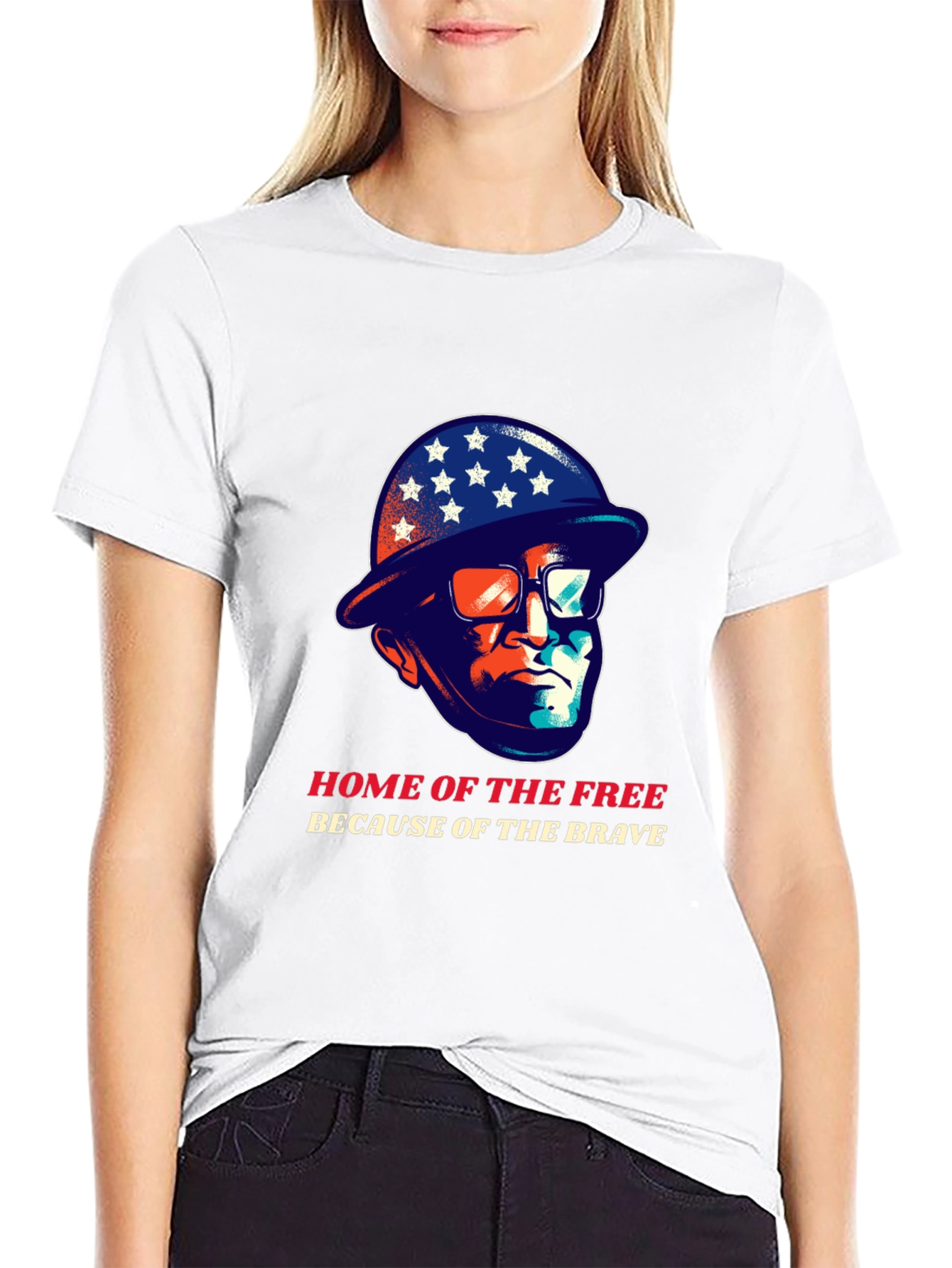 Home of the Free T-Shirt - Patriotic Graphic Tee