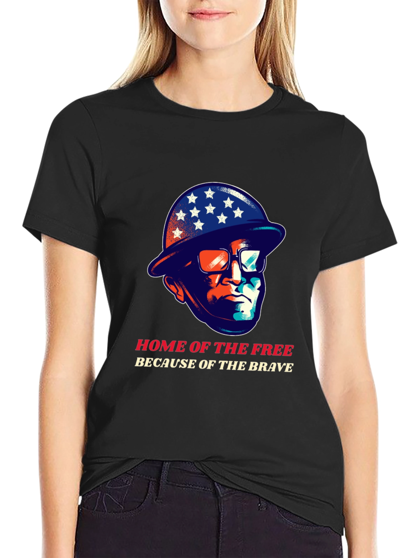 Home of the Free T-Shirt - Patriotic Graphic Tee