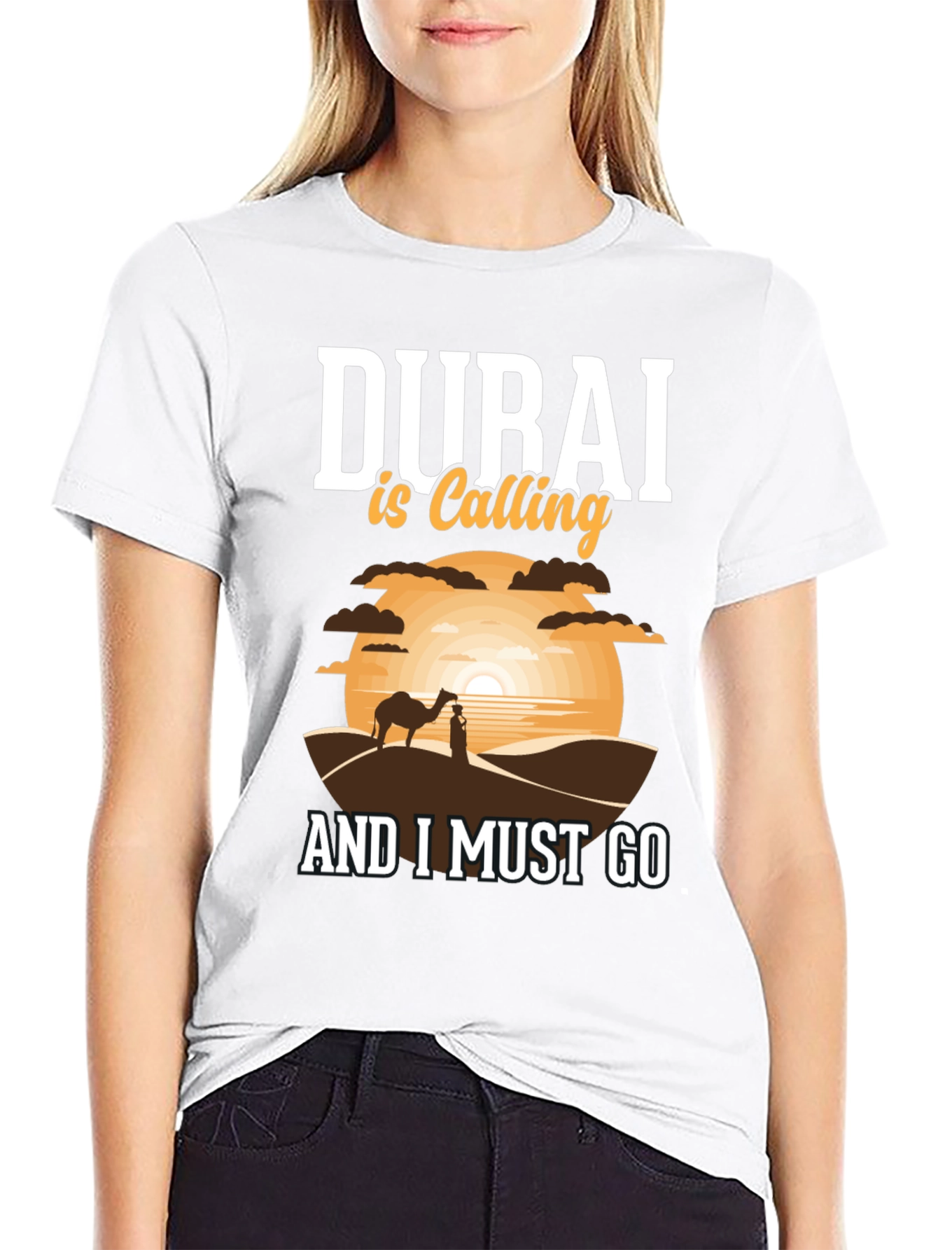 Dubai Calling T-Shirt - Travel Souvenir Tee