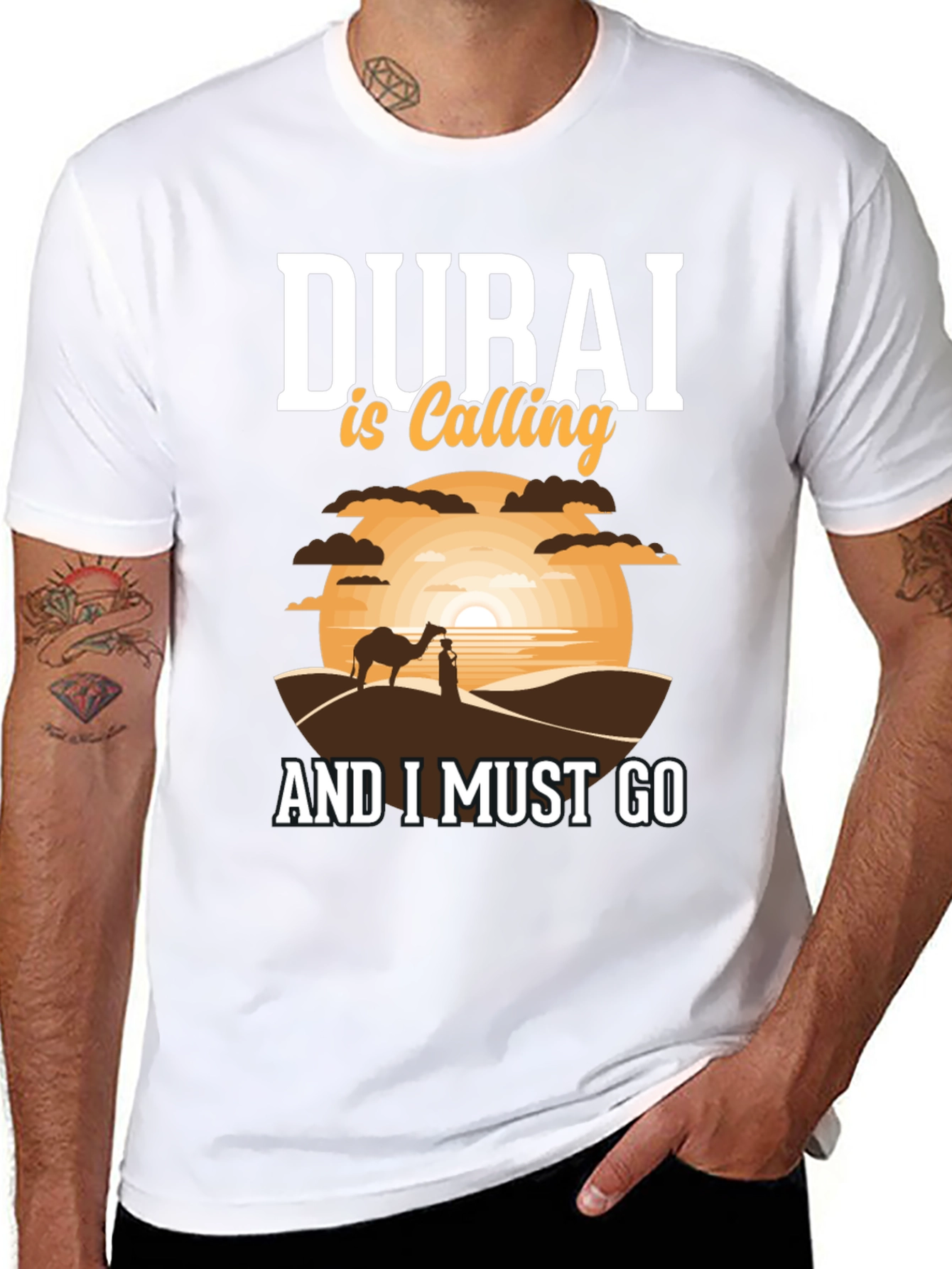 Dubai Calling T-Shirt - Travel Souvenir Tee
