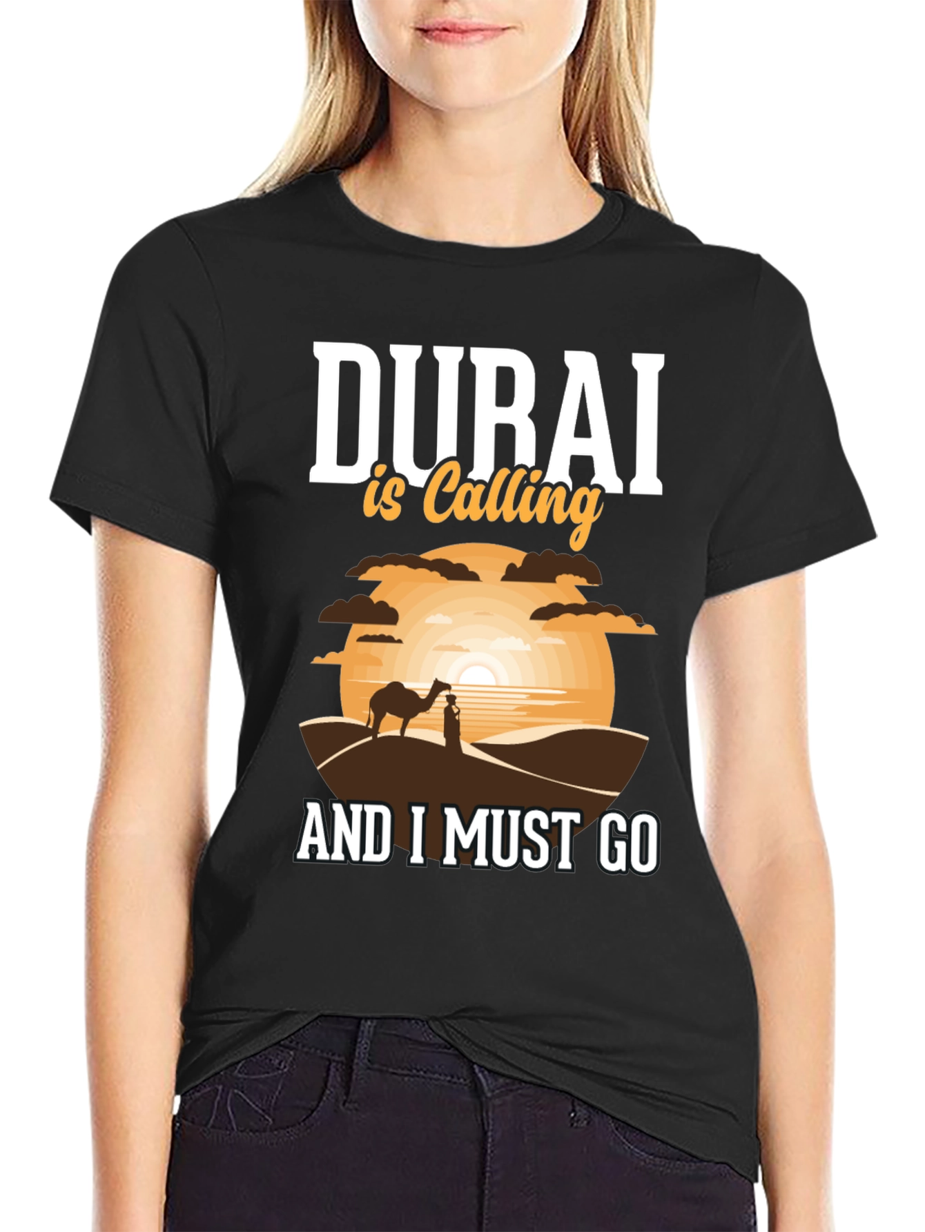 Dubai Calling T-Shirt - Travel Souvenir Tee