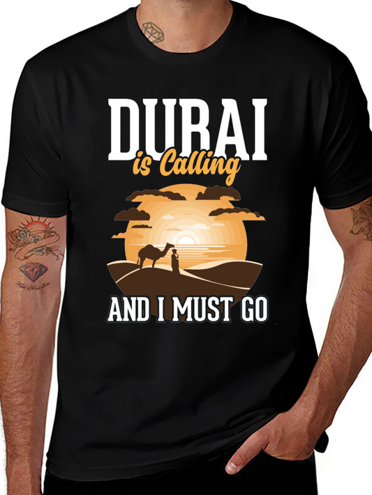 Dubai Calling T-Shirt - Travel Souvenir Tee