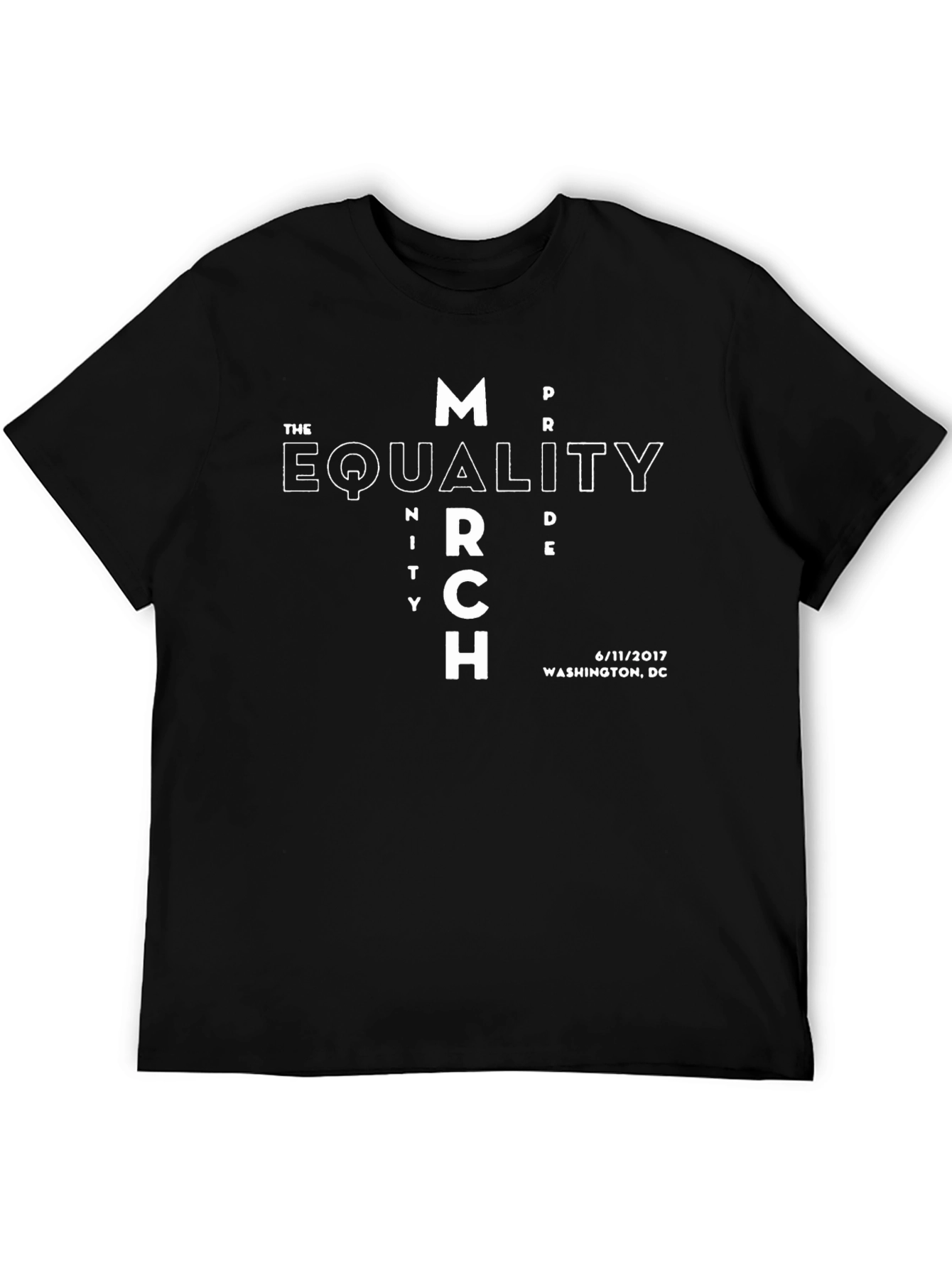 Equality March T-Shirt - Black Washington DC 2017