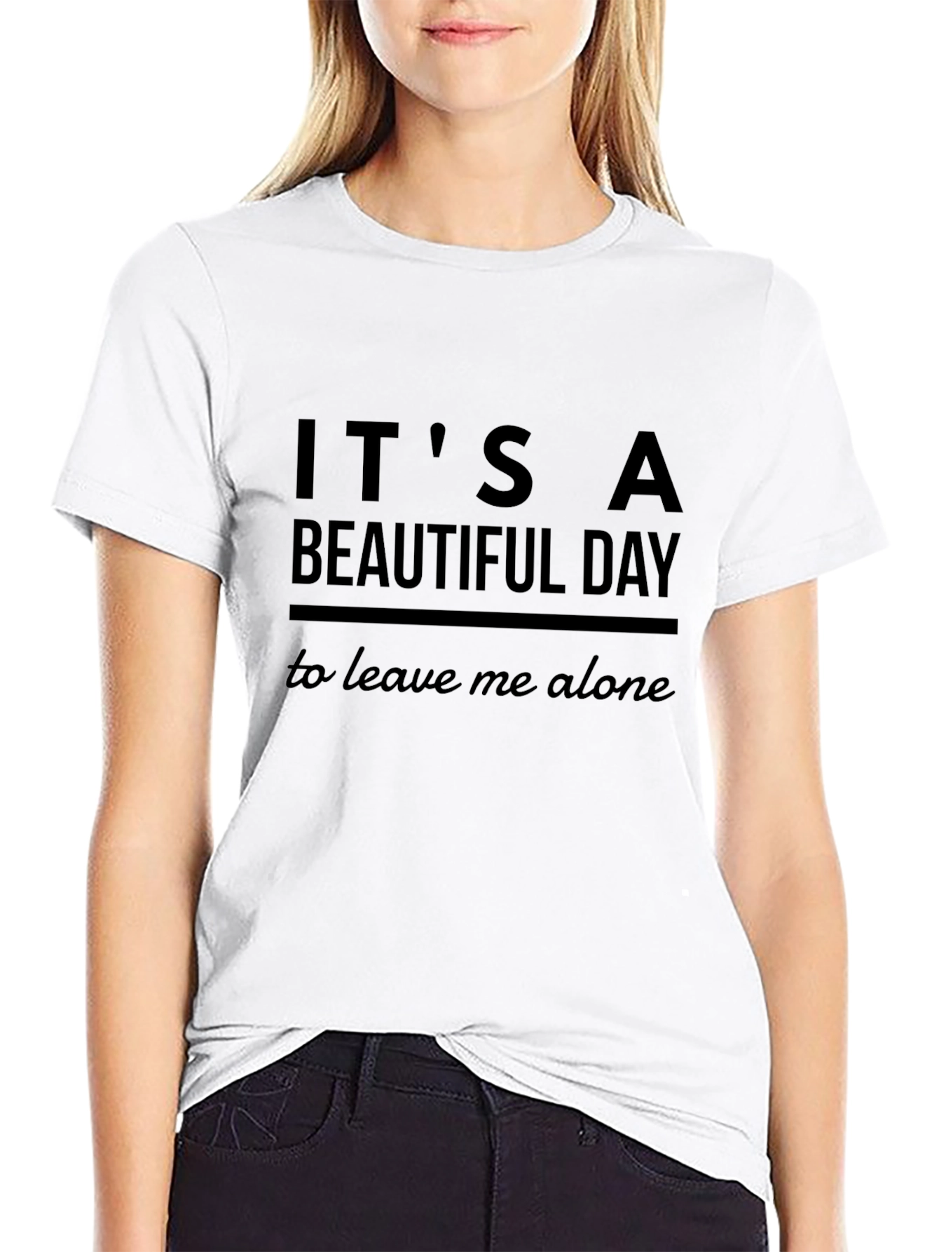 Its A Beautiful Day T-Shirt - Black Graphic Tee