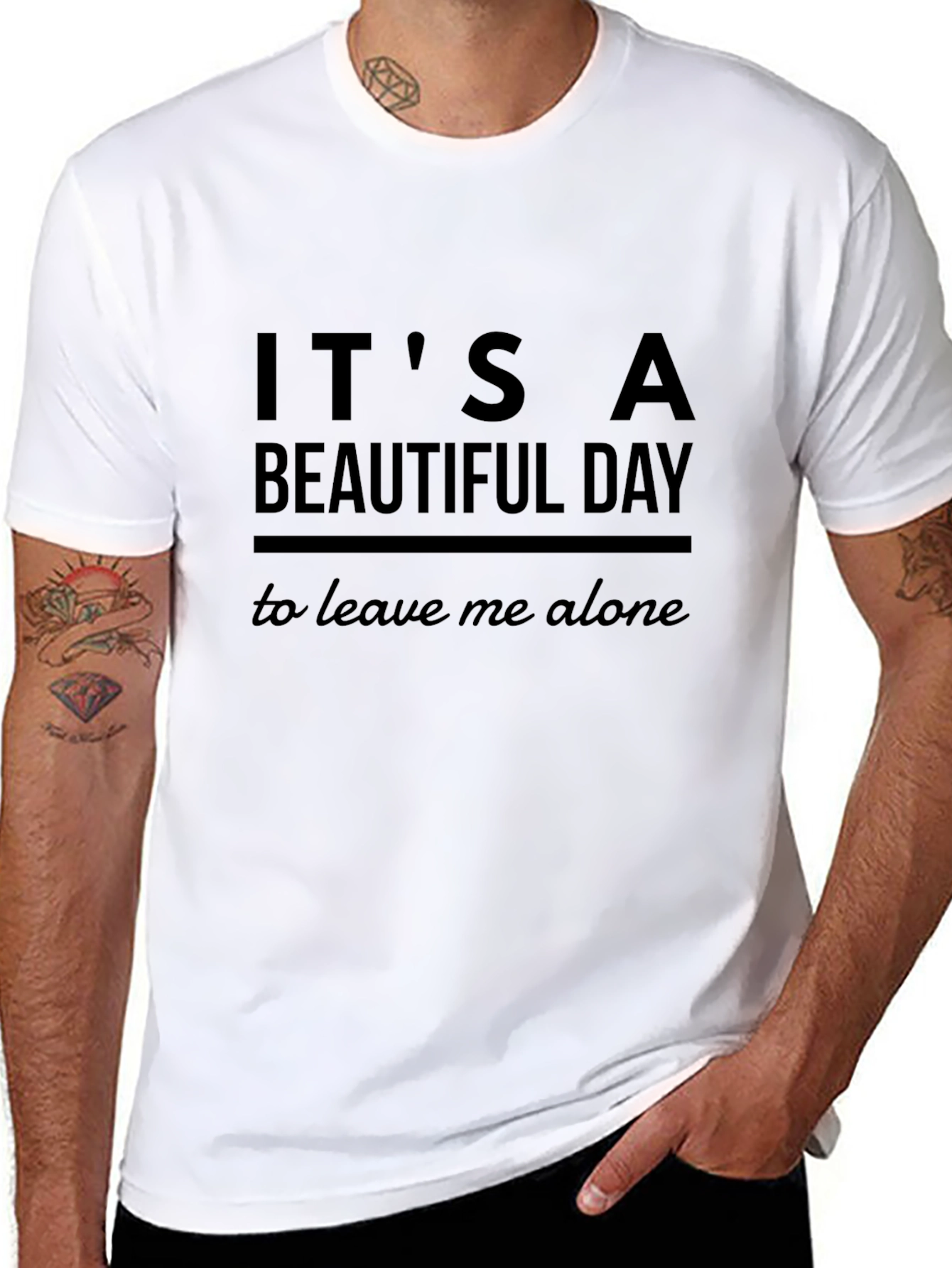 Its A Beautiful Day T-Shirt - Black Graphic Tee