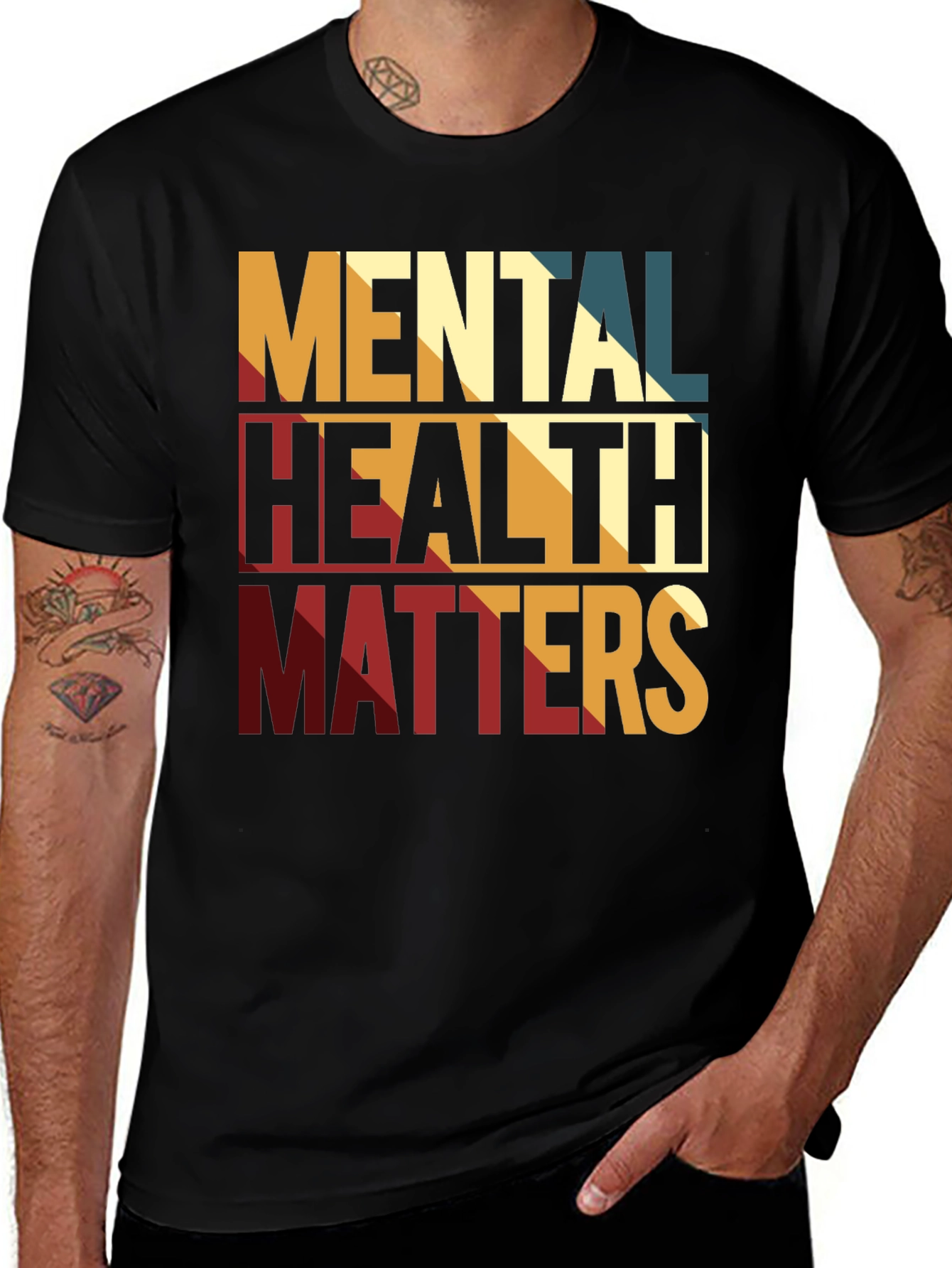 Mental Health Matters Retro Tee