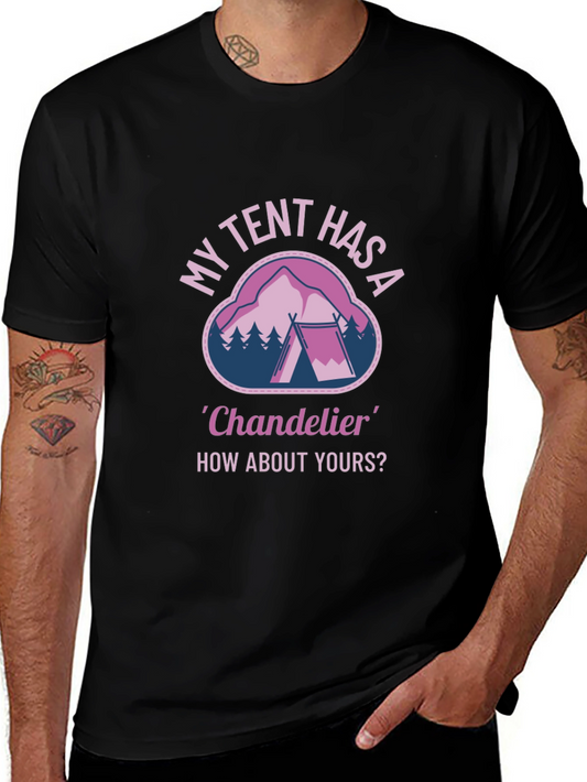 My Tent Has A Chandelier Graphic T-Shirt