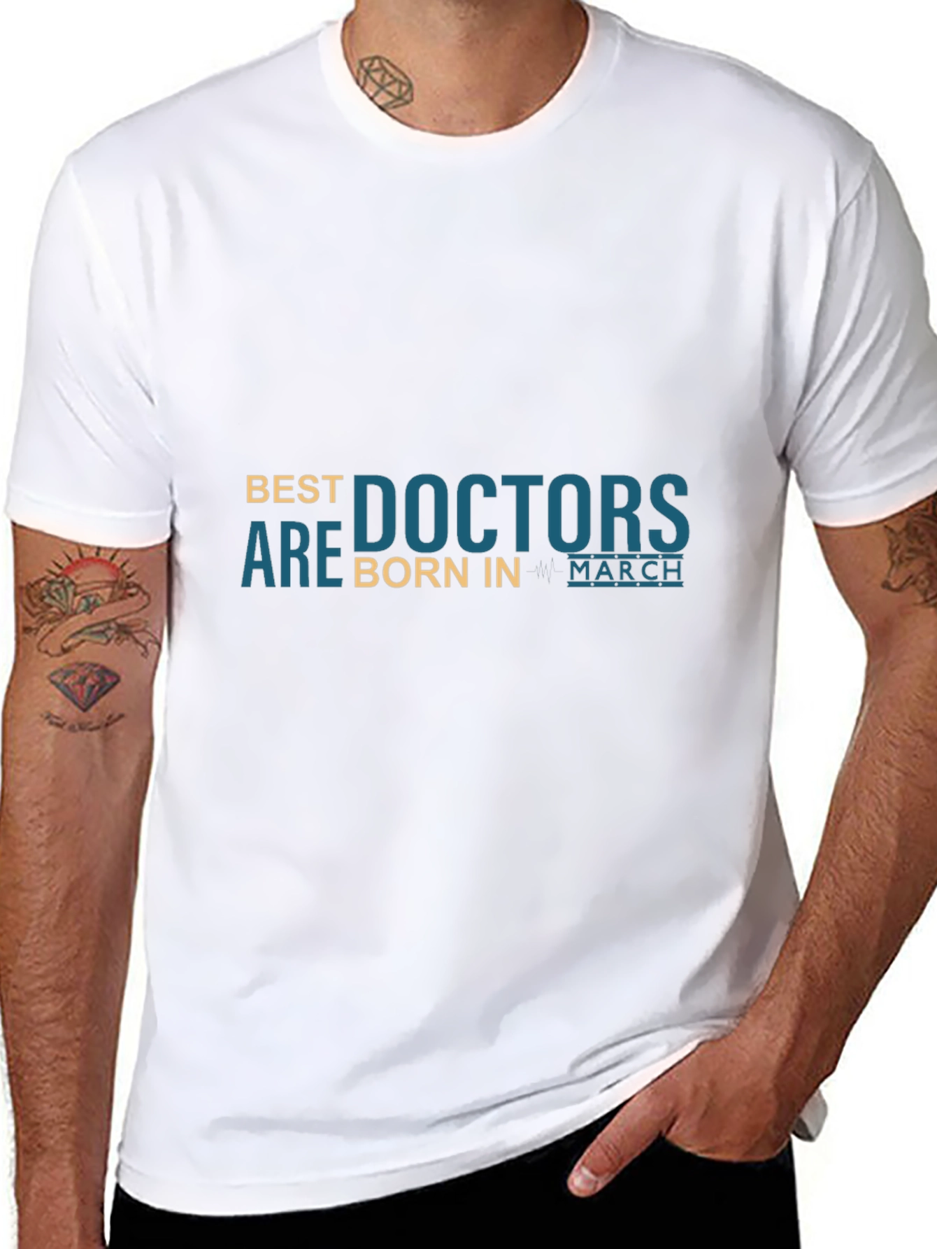 Best Doctors Are Born in March T-Shirt
