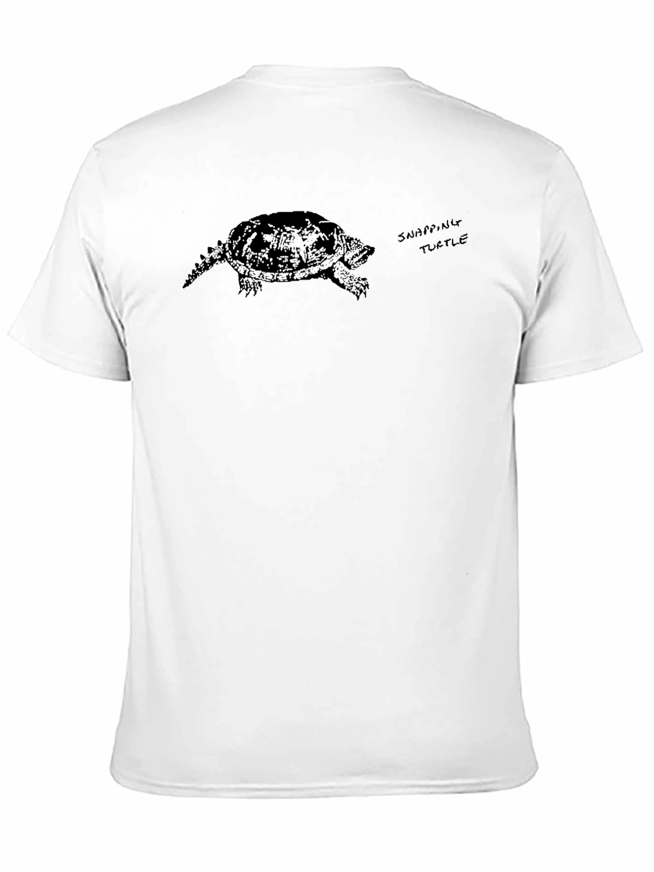 Snapping Turtle Graphic Tee - Black Casual Shirt
