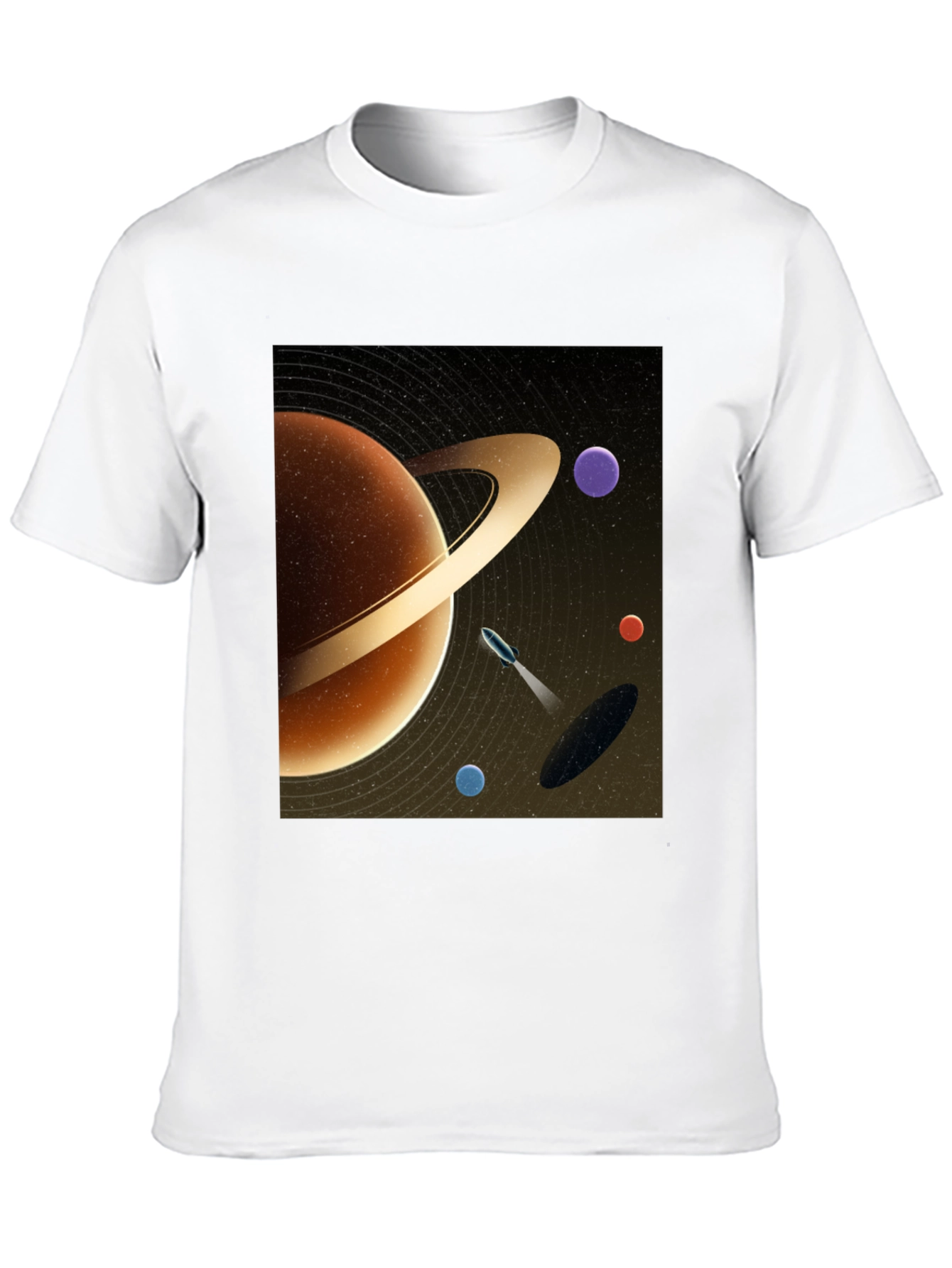 Cosmic Saturn Graphic Tee - Space Adventure