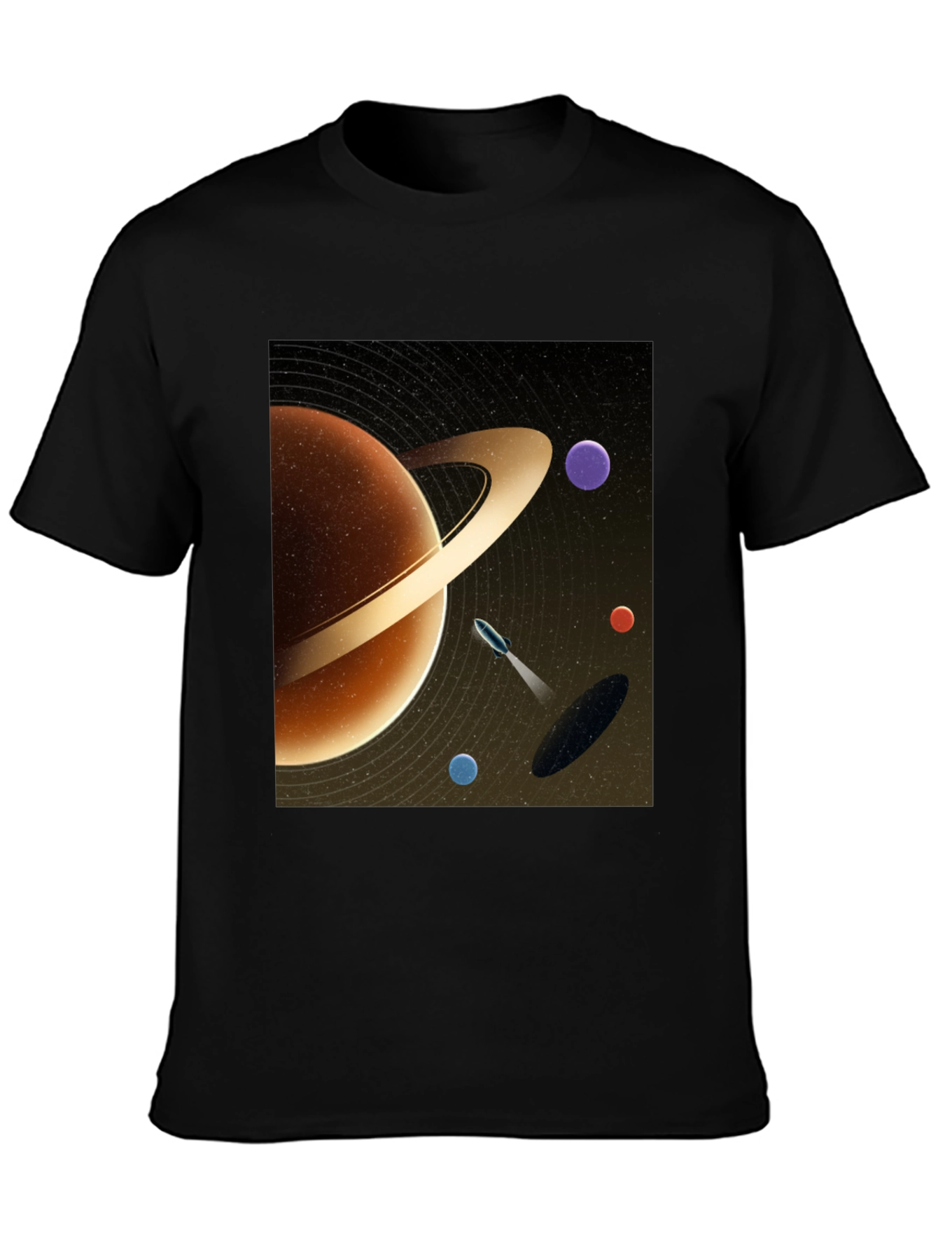 Cosmic Saturn Graphic Tee - Space Adventure