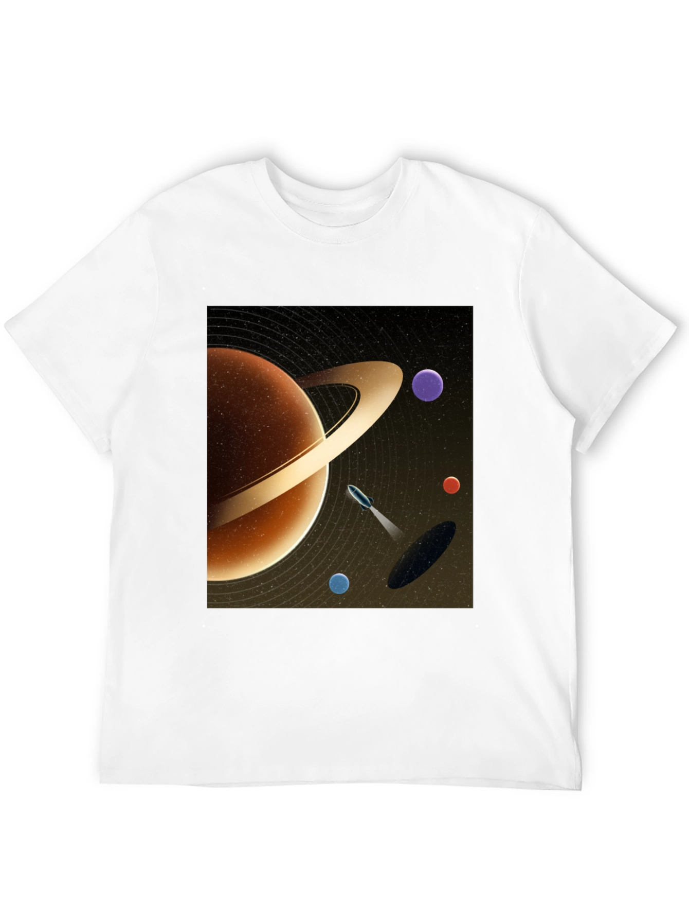 Cosmic Saturn Graphic Tee - Space Adventure