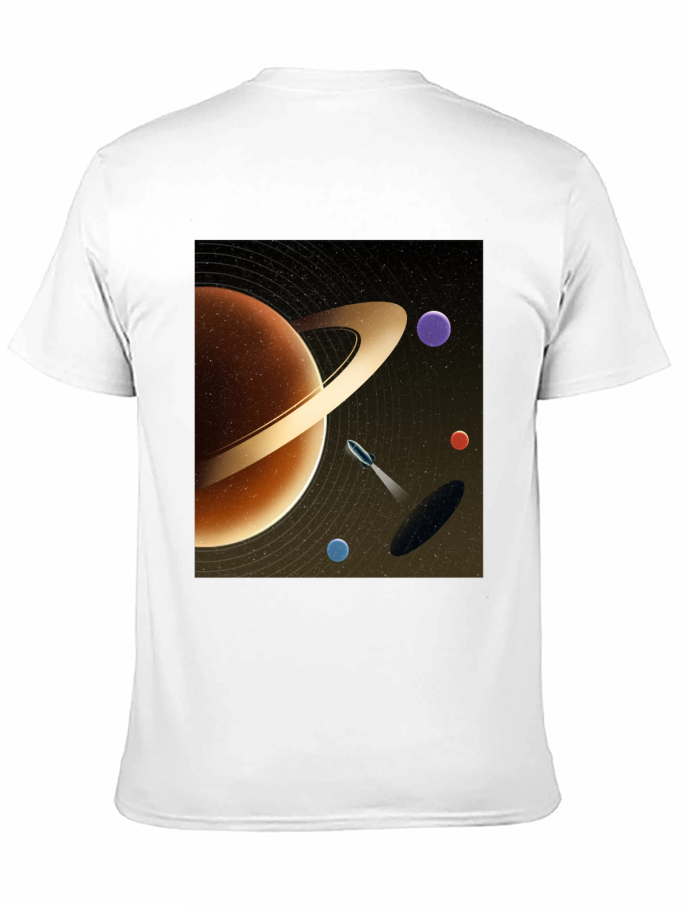 Cosmic Saturn Graphic Tee - Space Adventure