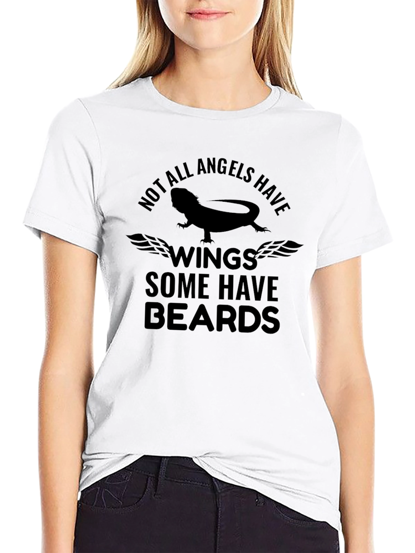 Bearded Dragon Angel Wings T-Shirt
