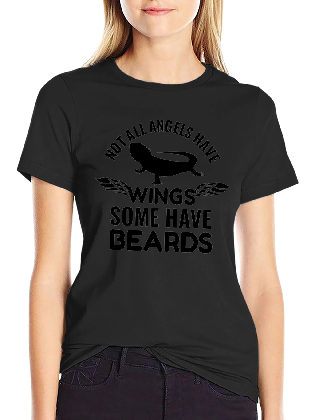 Bearded Dragon Angel Wings T-Shirt