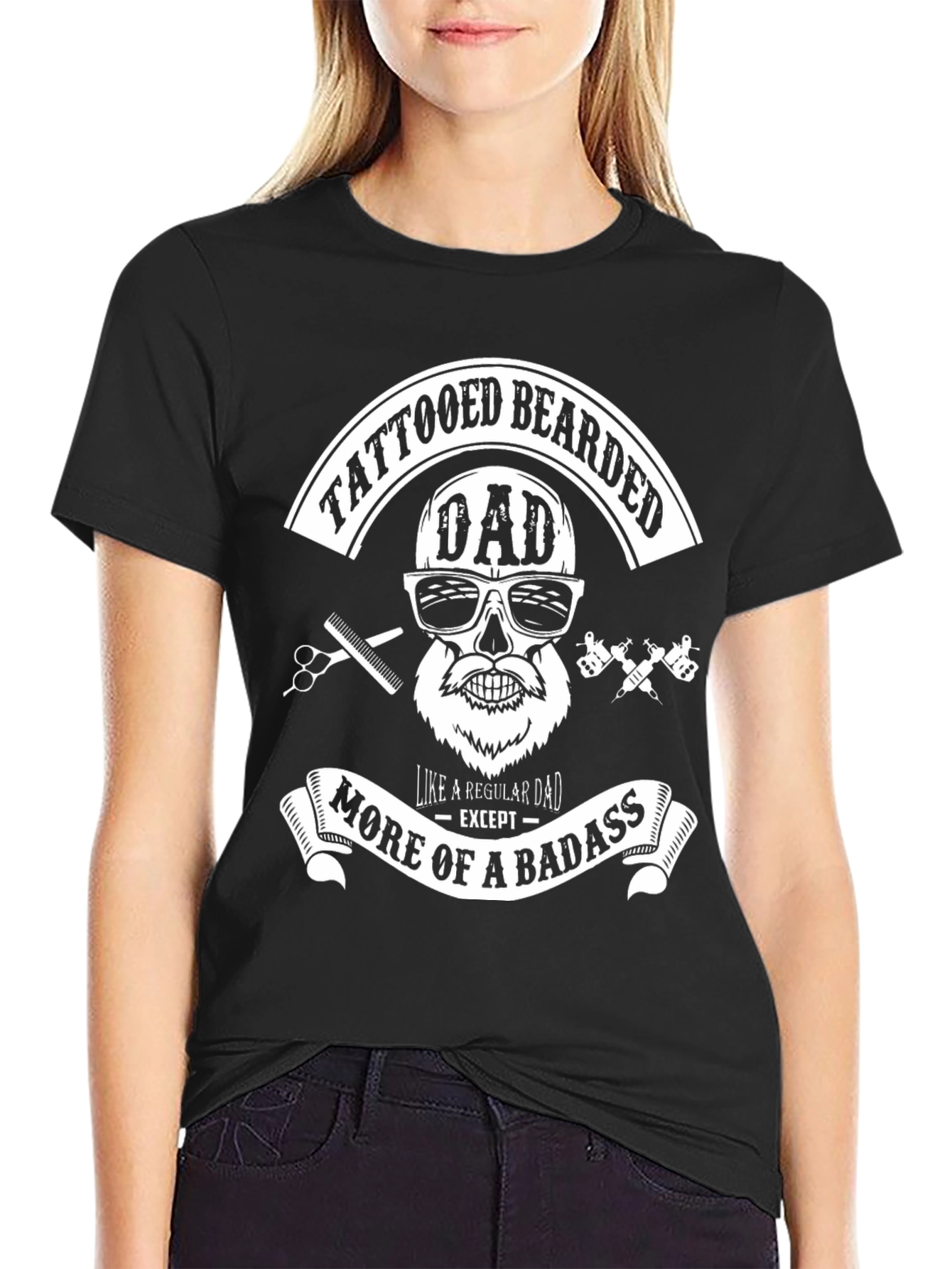 Tattooed Bearded Dad T-Shirt