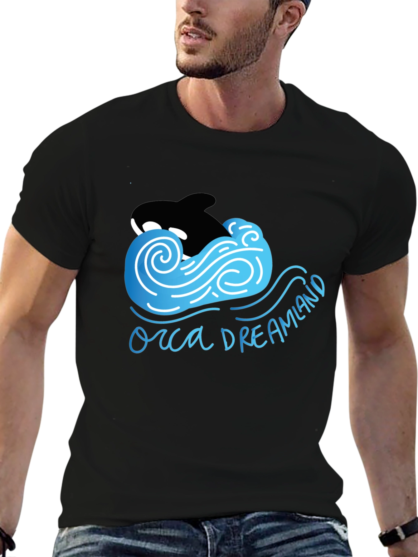 Orca Dreamland T-Shirt Black Cotton Blend