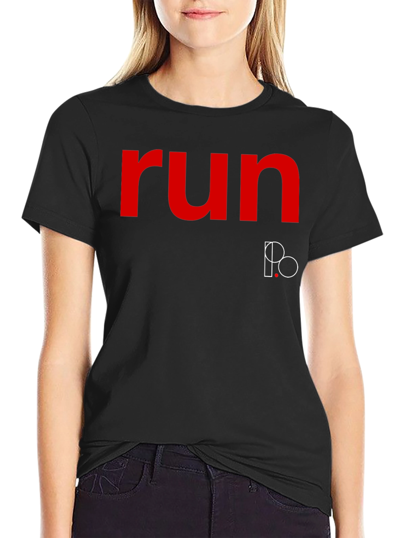 Run IPO Graphic T-Shirt - Mens Black Tee