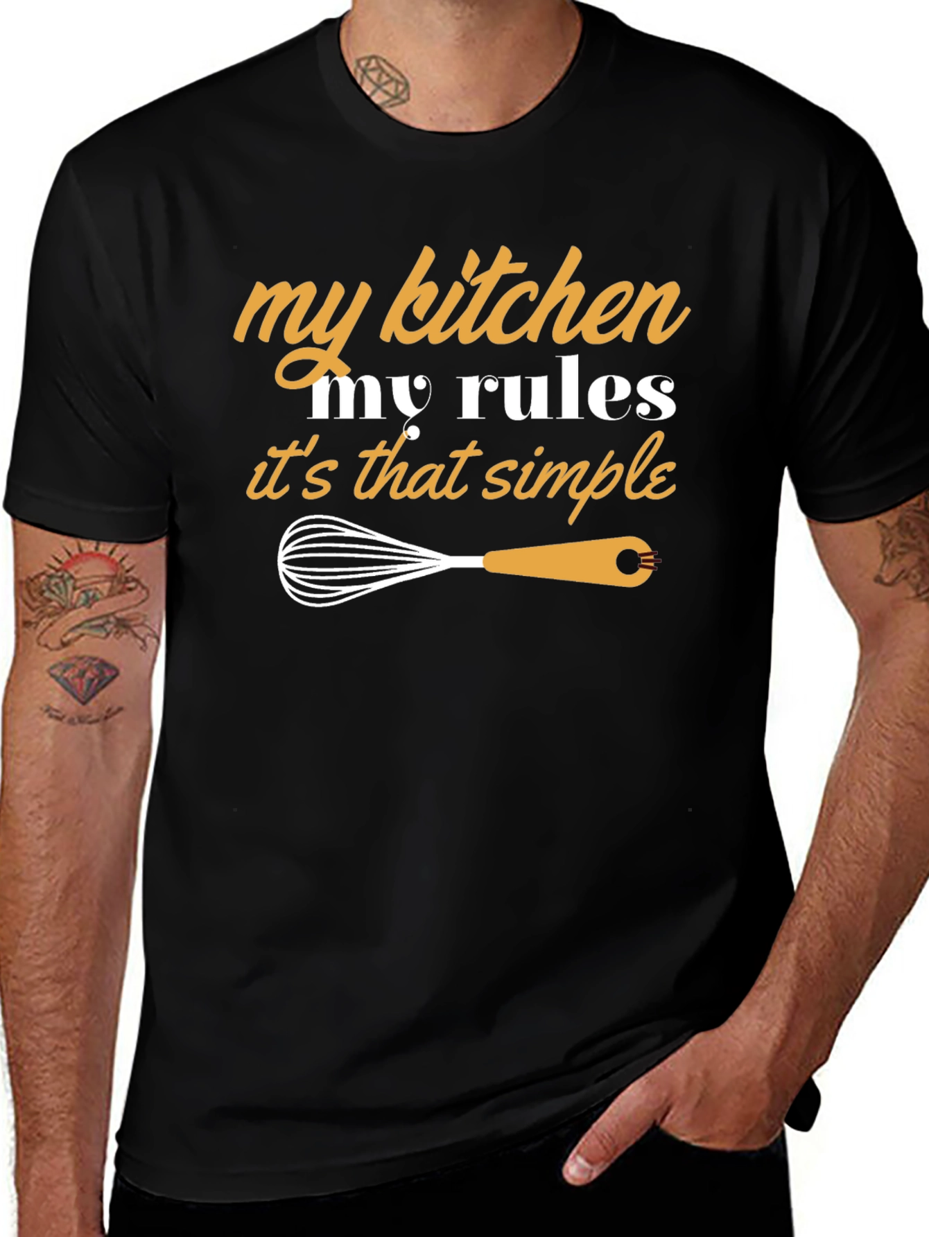 My Kitchen My Rules Graphic T-Shirt