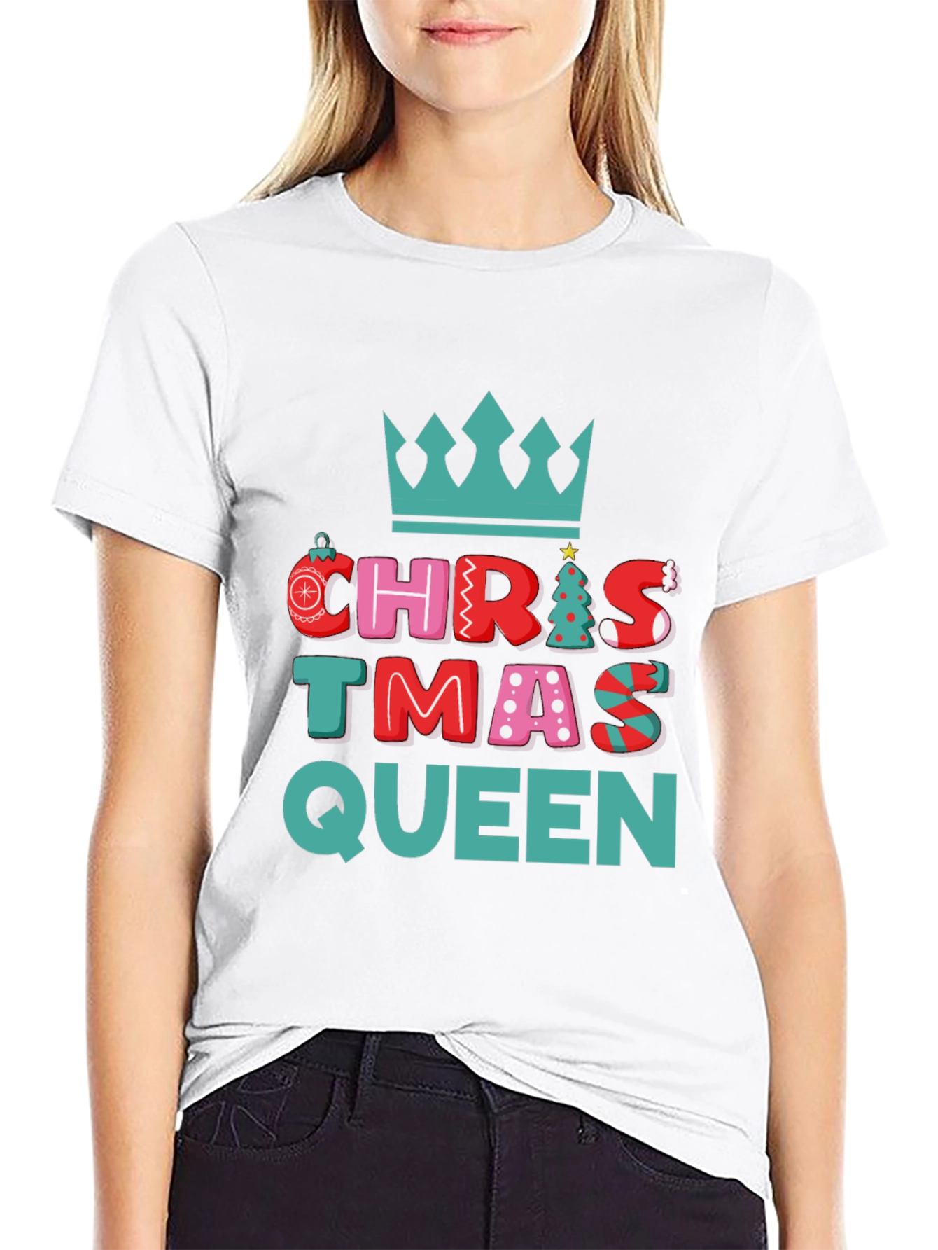 Christmas Queen Tee - Festive Holiday Shirt