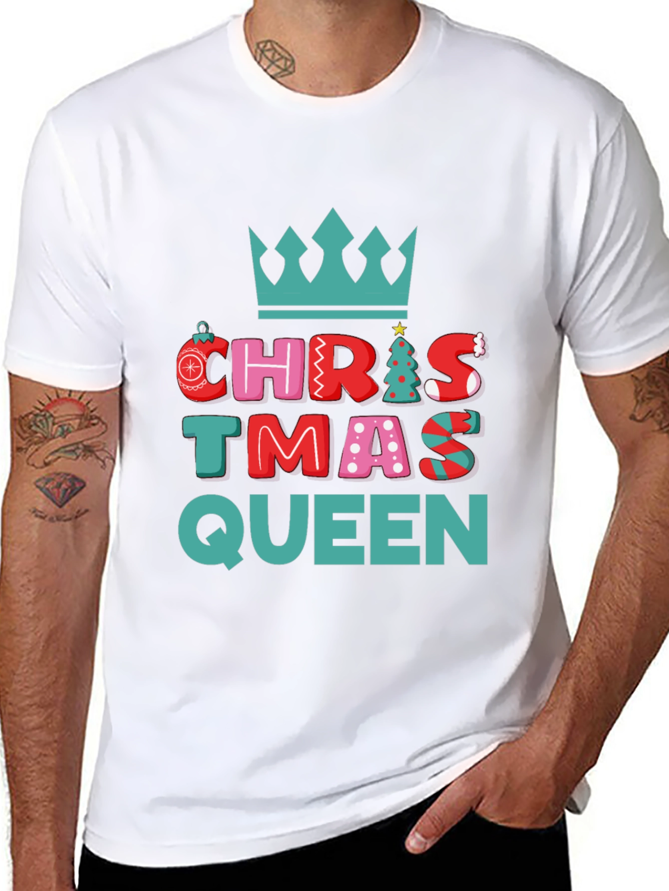 Christmas Queen Tee - Festive Holiday Shirt