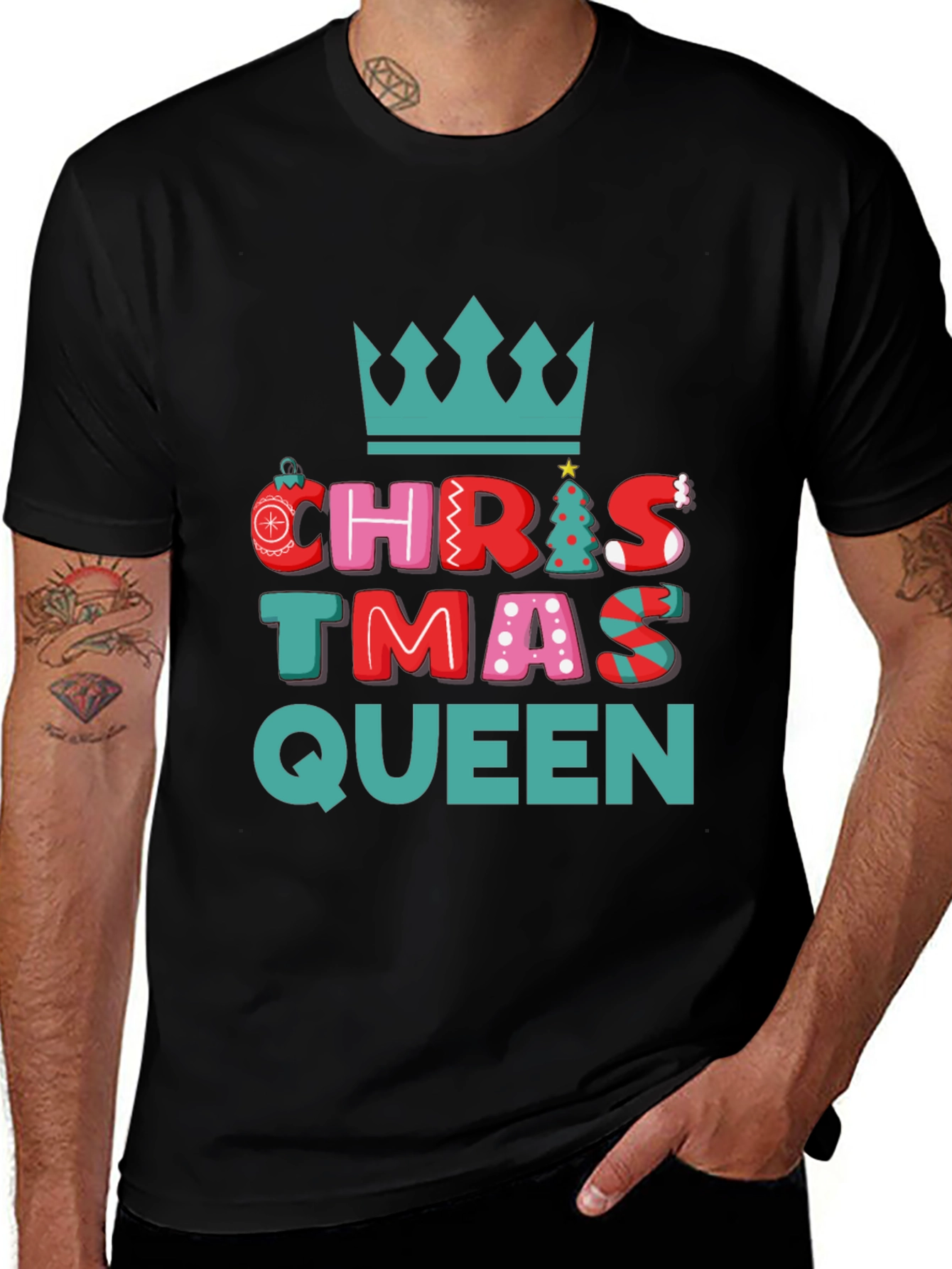 Christmas Queen Tee - Festive Holiday Shirt