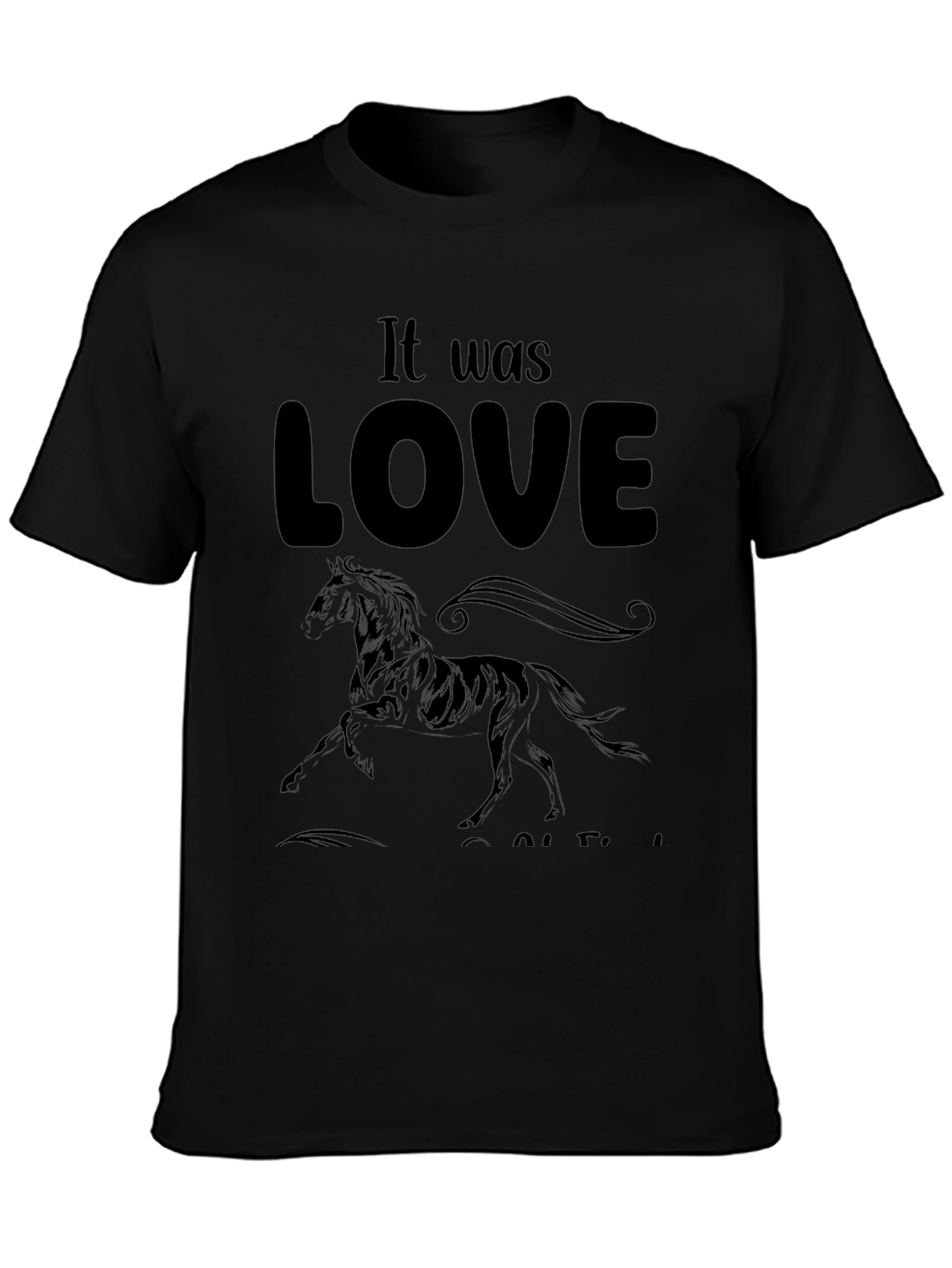 It Was Love At First Ride Horse T-Shirt