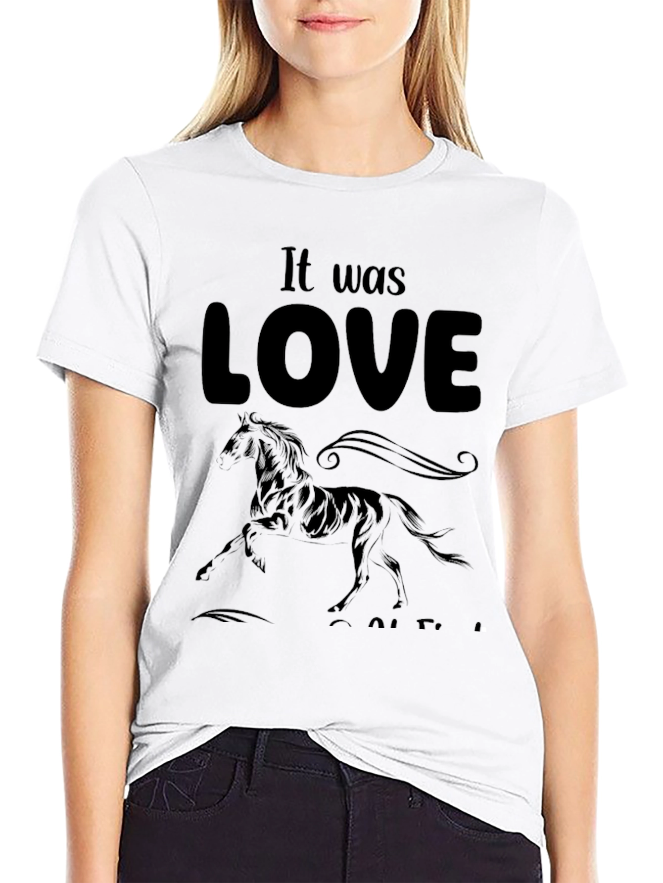 It Was Love At First Ride Horse T-Shirt