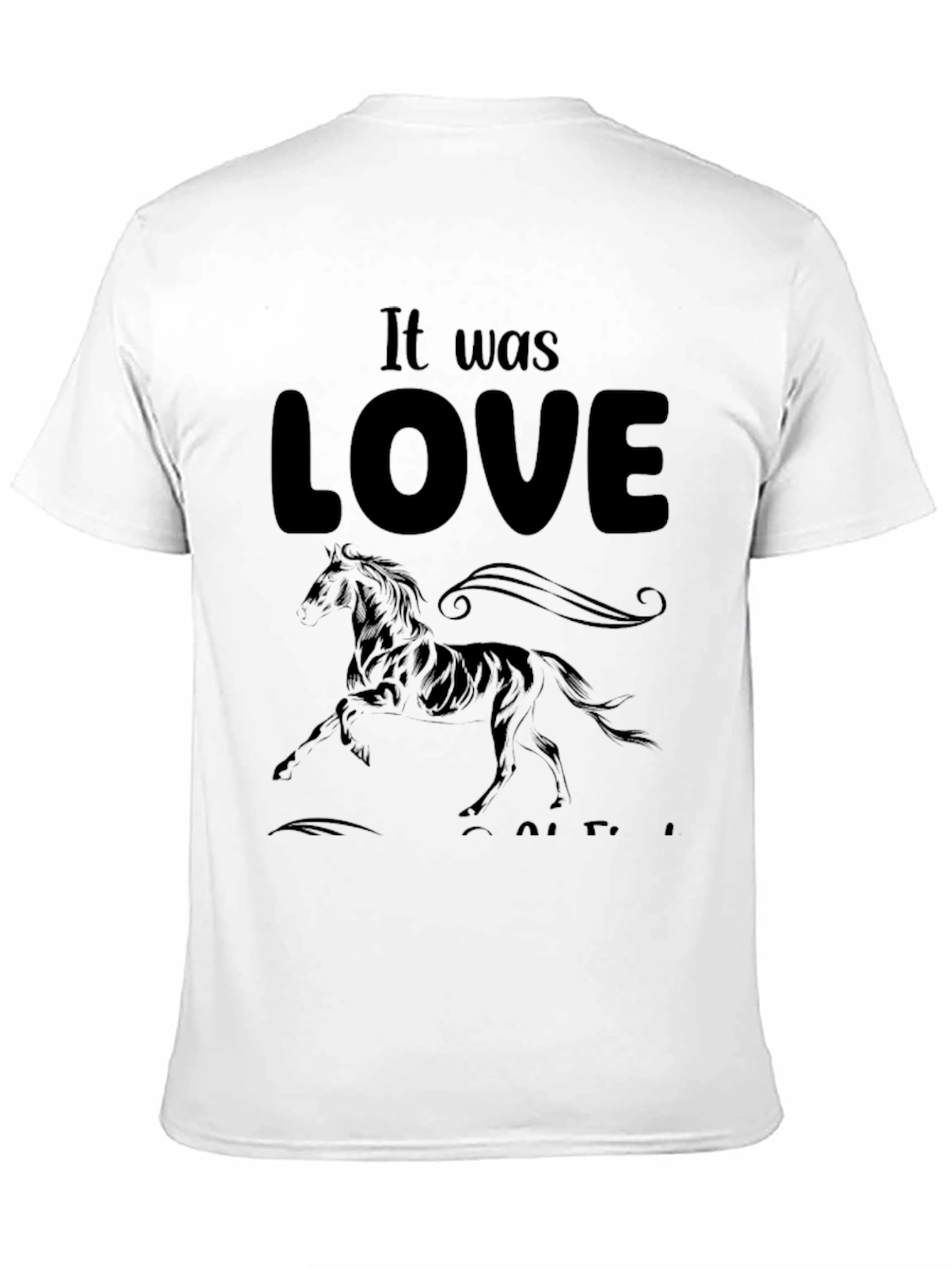 It Was Love At First Ride Horse T-Shirt