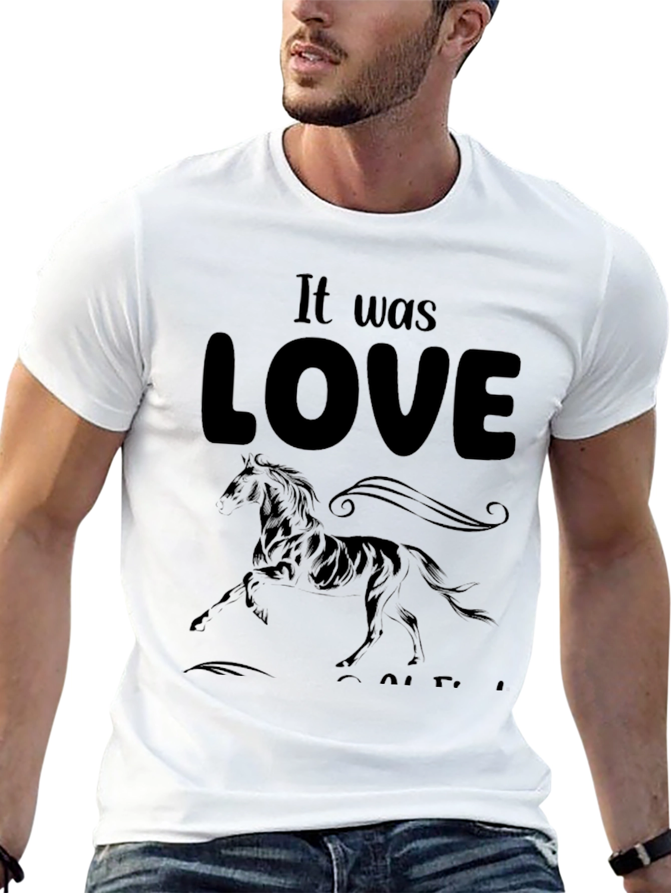 It Was Love At First Ride Horse T-Shirt