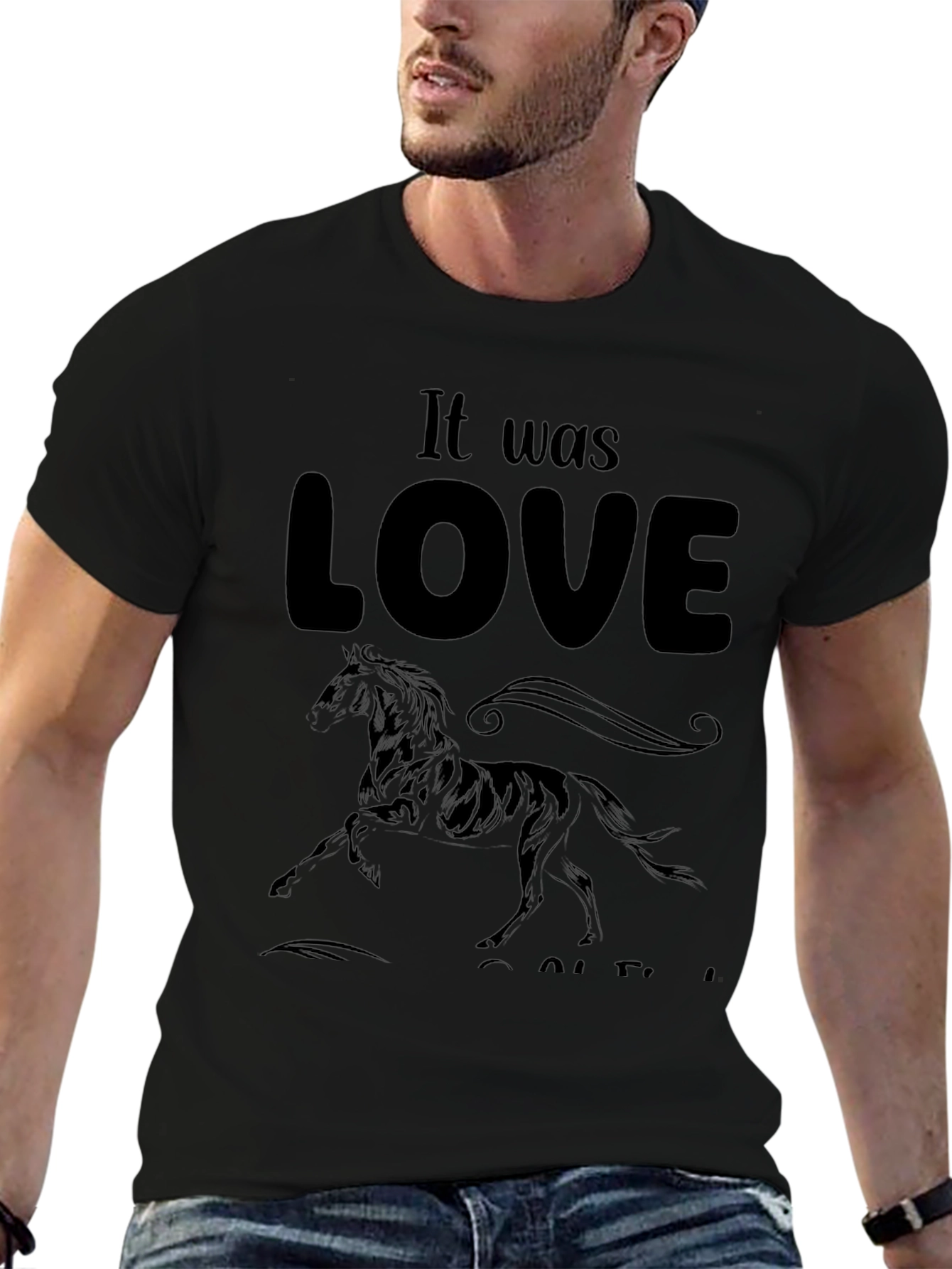It Was Love At First Ride Horse T-Shirt
