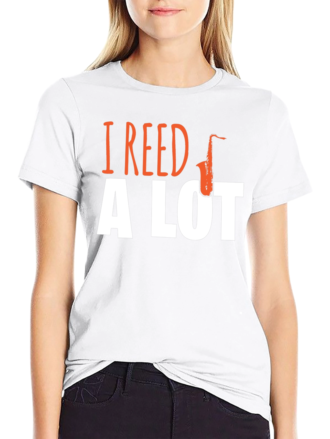 I Reed A Lot Saxophone Graphic T-Shirt