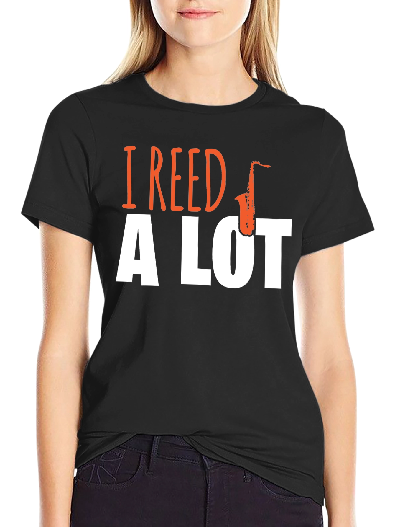I Reed A Lot Saxophone Graphic T-Shirt