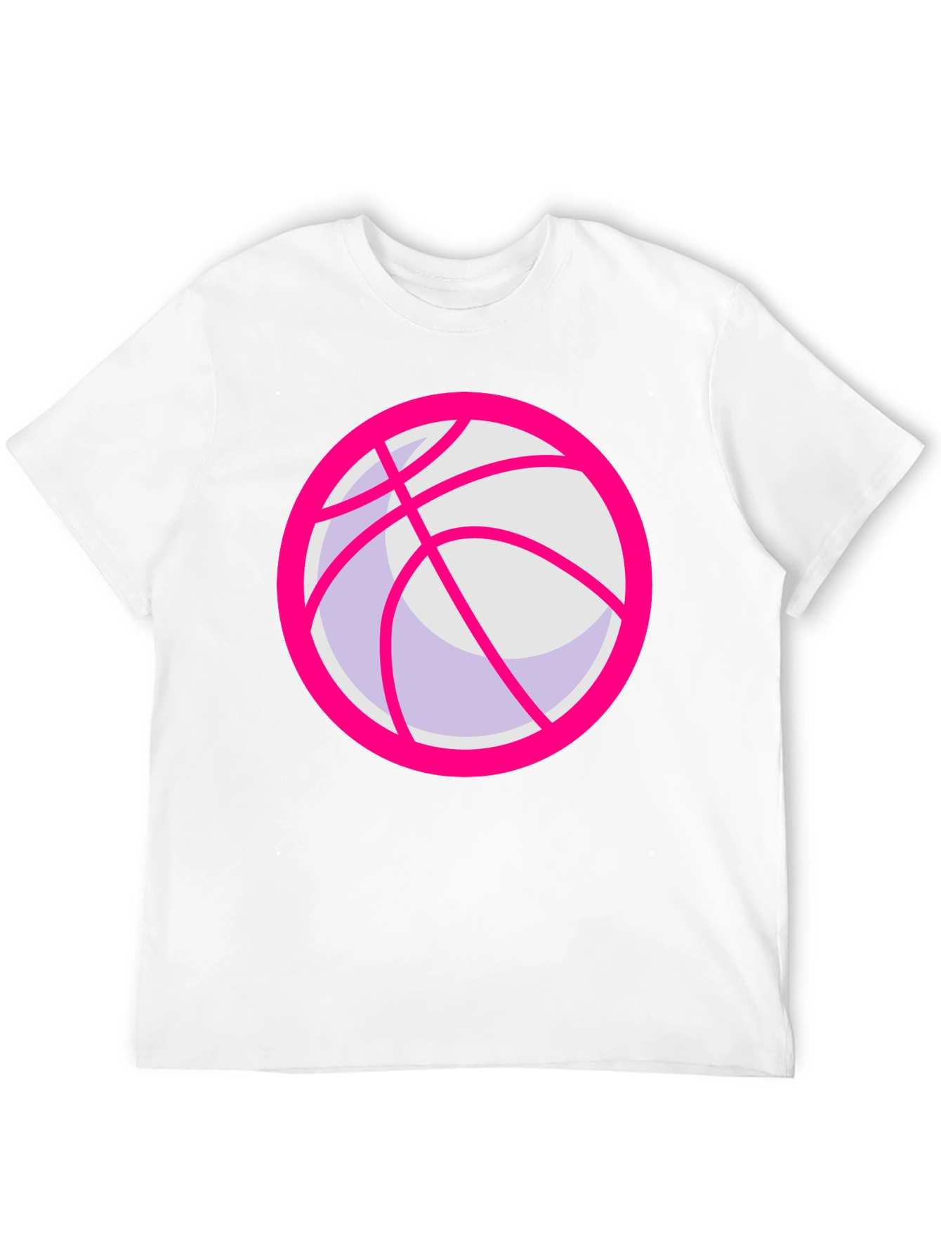 Pink Basketball Graphic T-Shirt