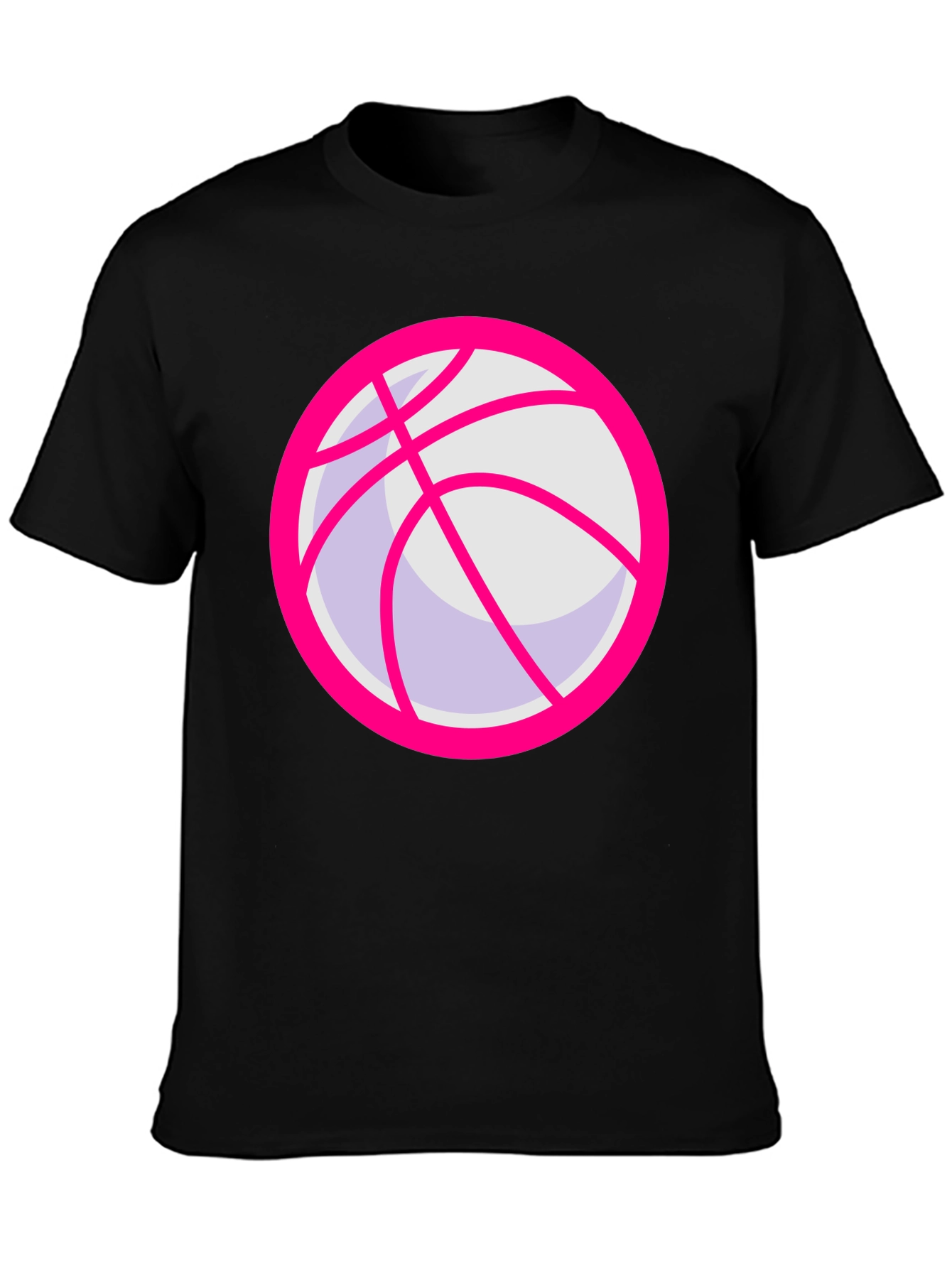Pink Basketball Graphic T-Shirt