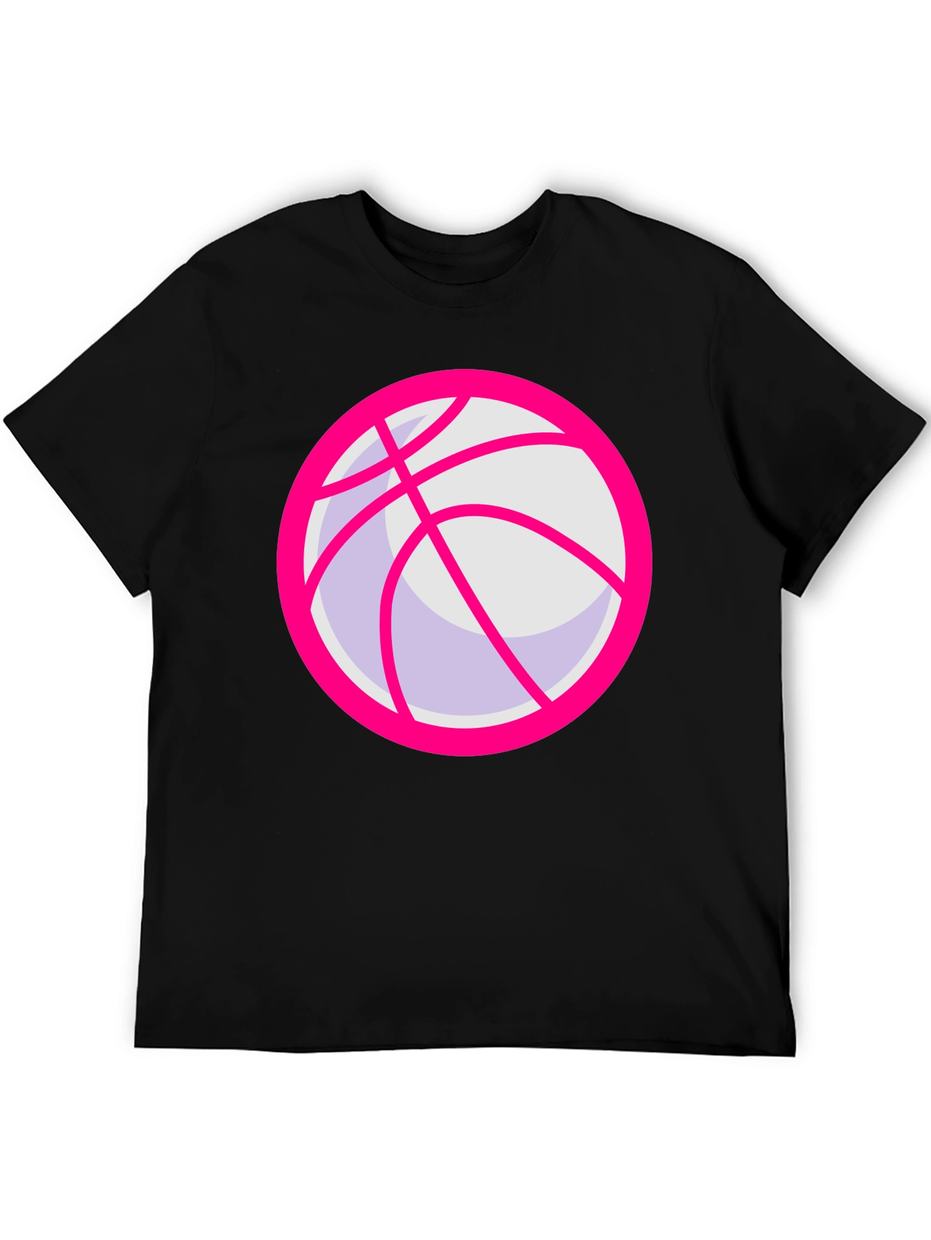 Pink Basketball Graphic T-Shirt