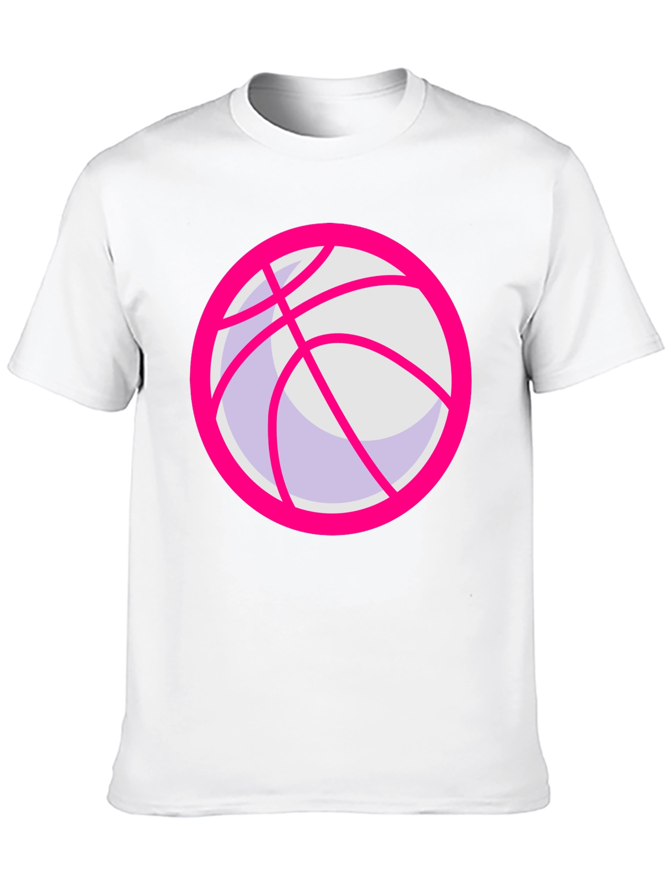 Pink Basketball Graphic T-Shirt