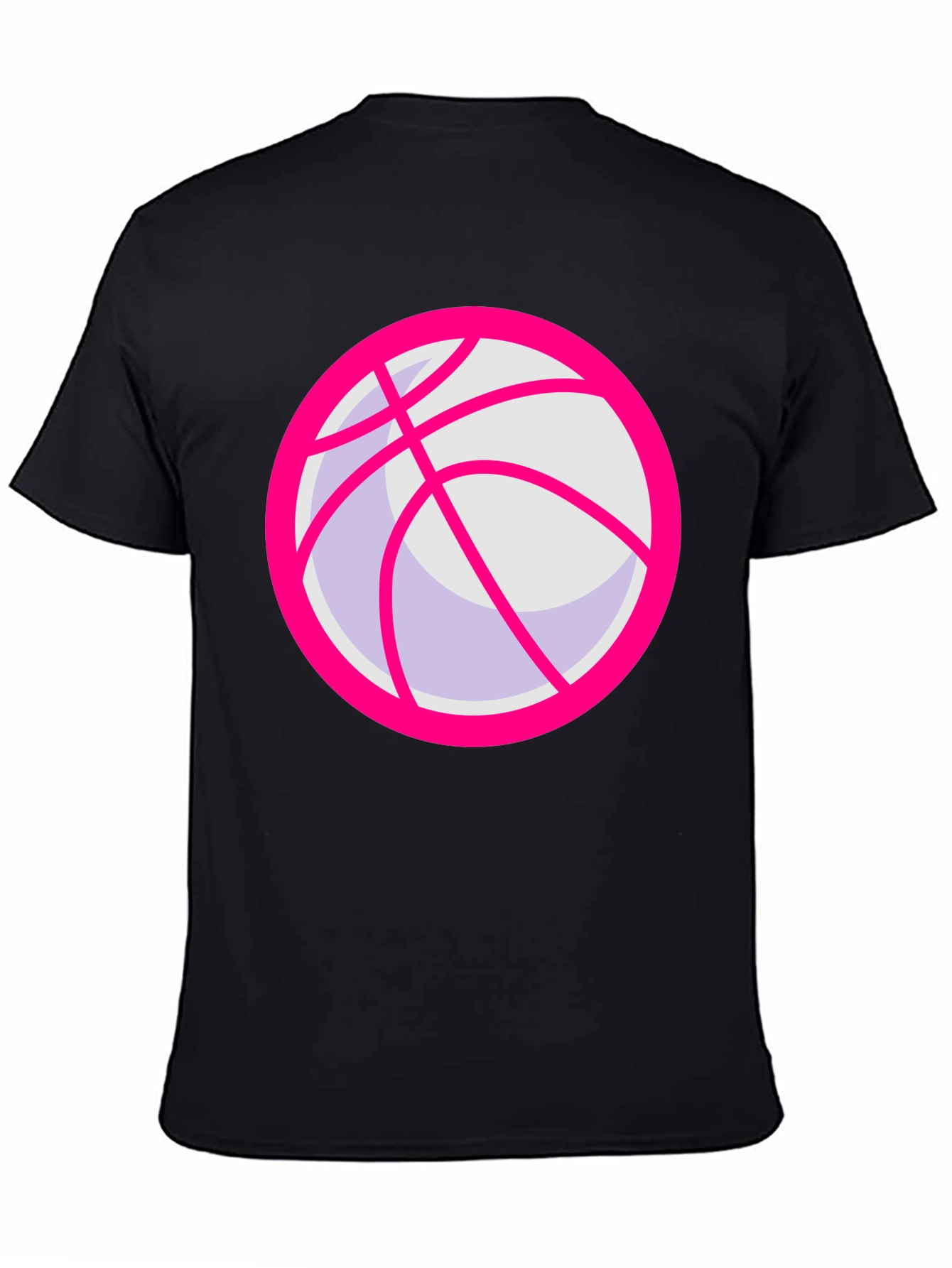 Pink Basketball Graphic T-Shirt