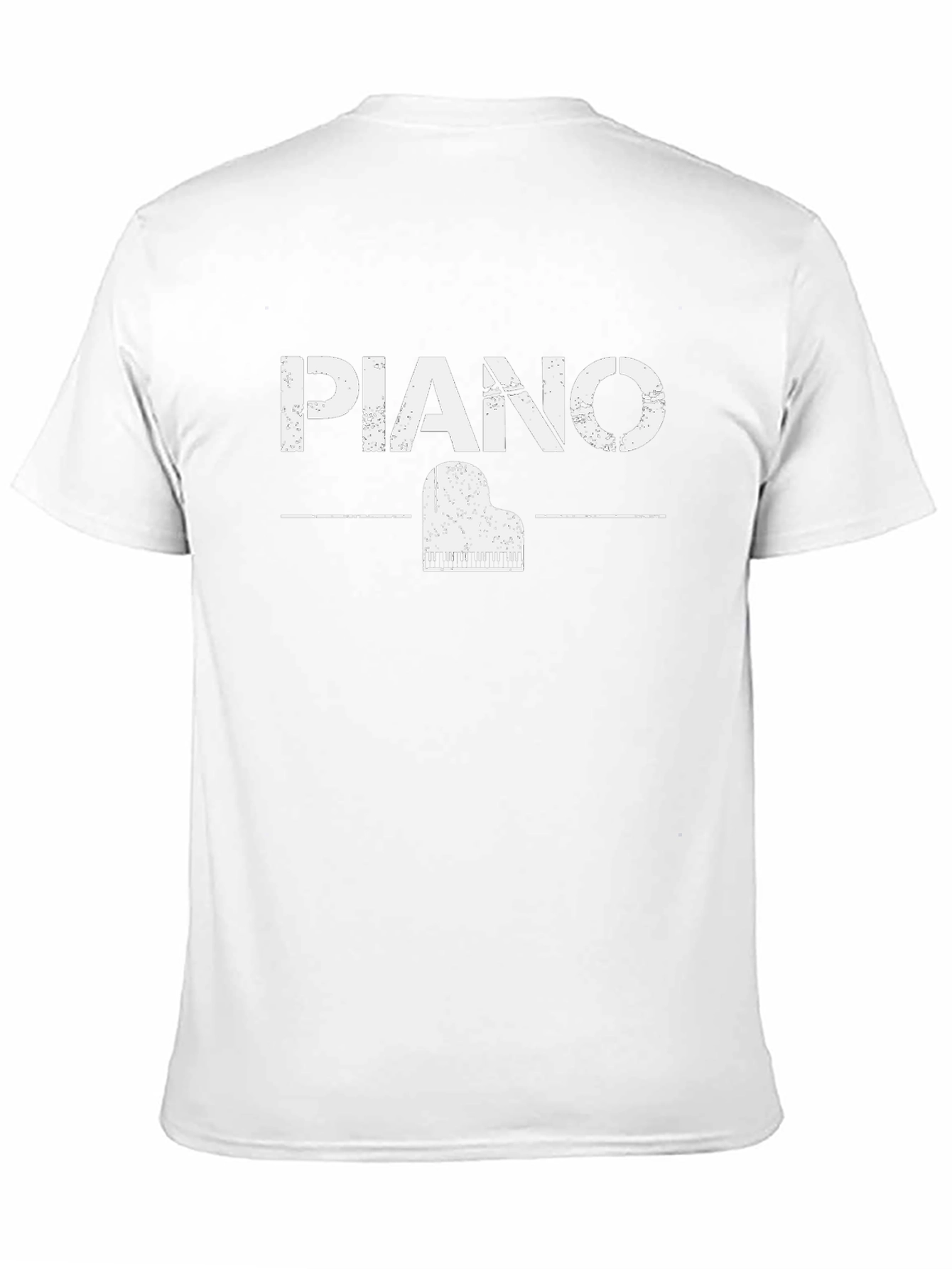 Piano Graphic Tee - Music Lovers T-Shirt
