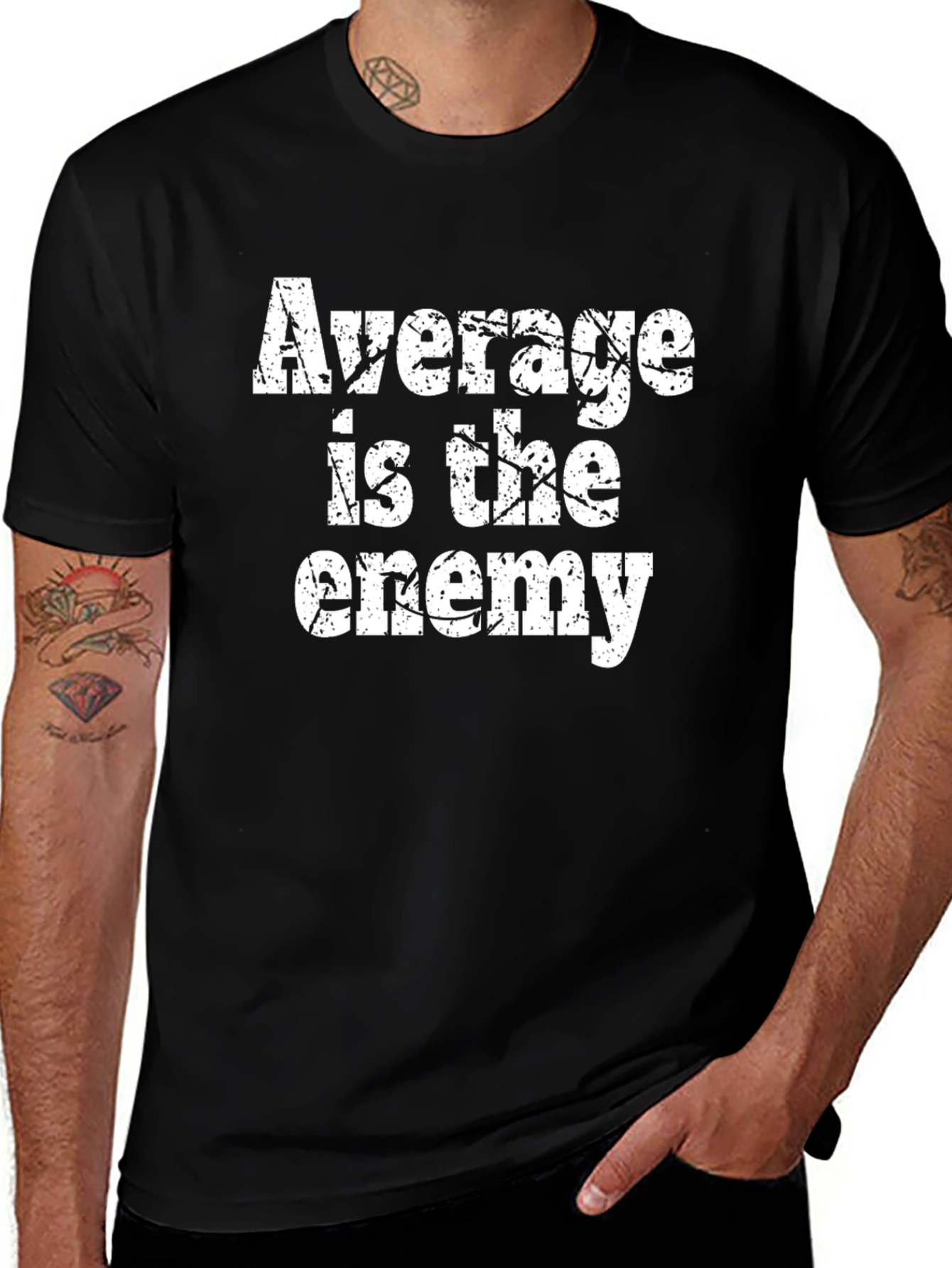 Average Is The Enemy Graphic Tee