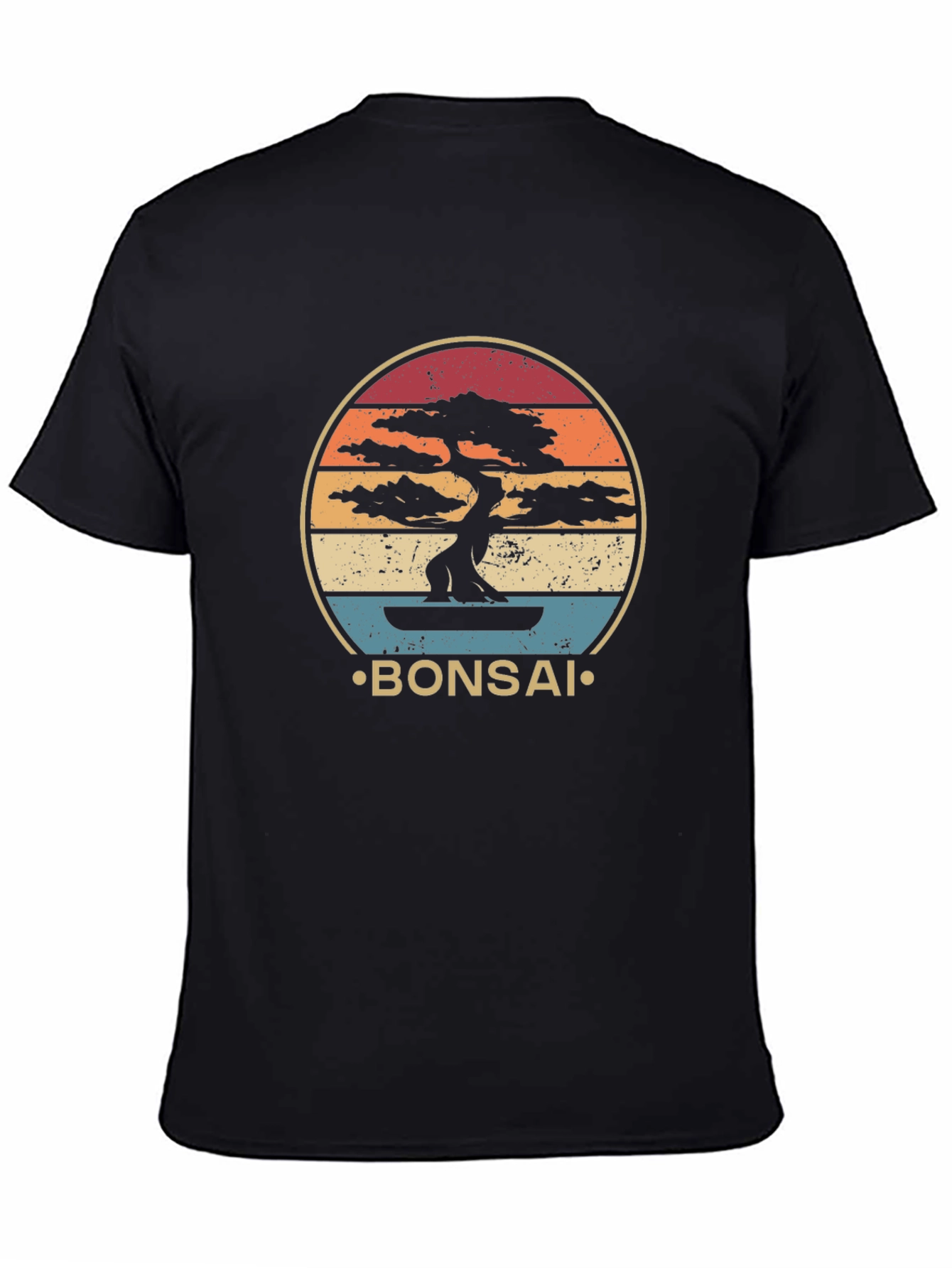 Retro Bonsai Tree Graphic Tee