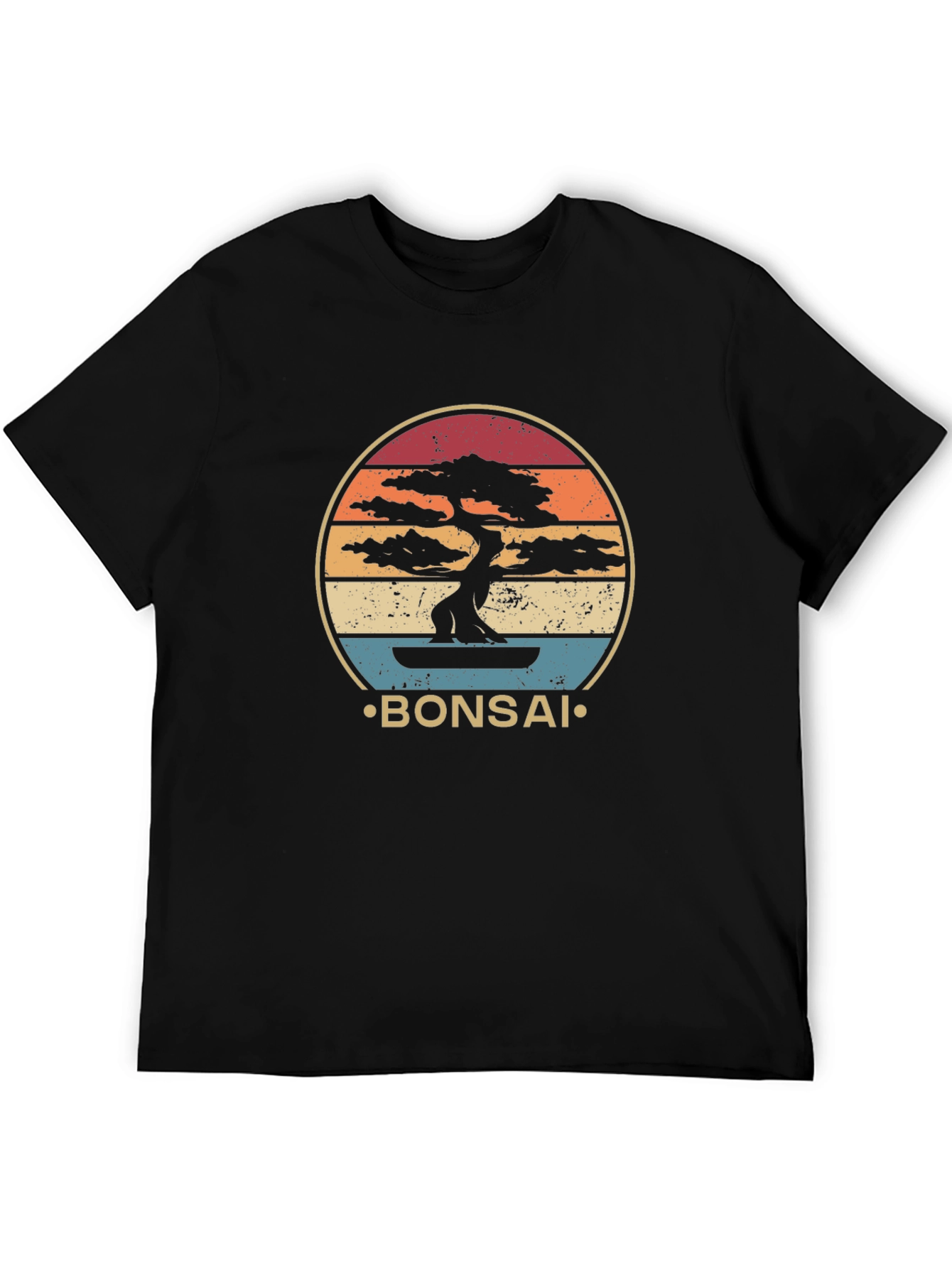 Retro Bonsai Tree Graphic Tee