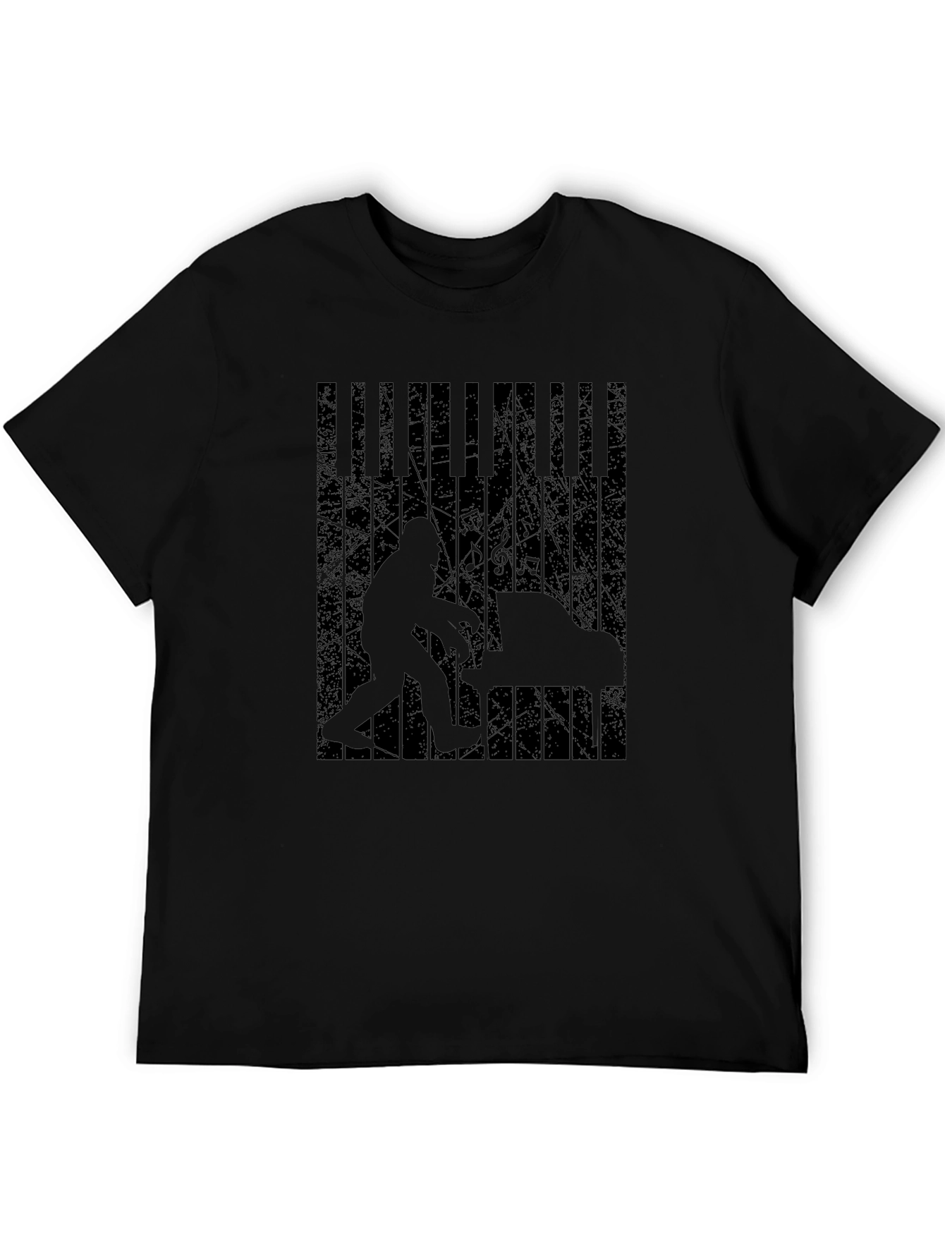 Sasquatch Piano Player T-Shirt