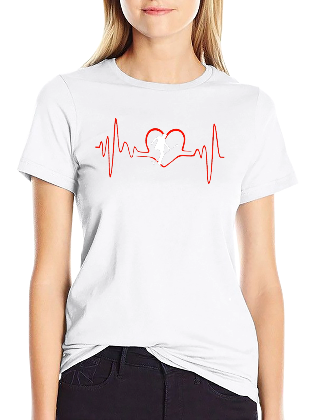 Skateboarding Heartbeat T-Shirt - Unique Design