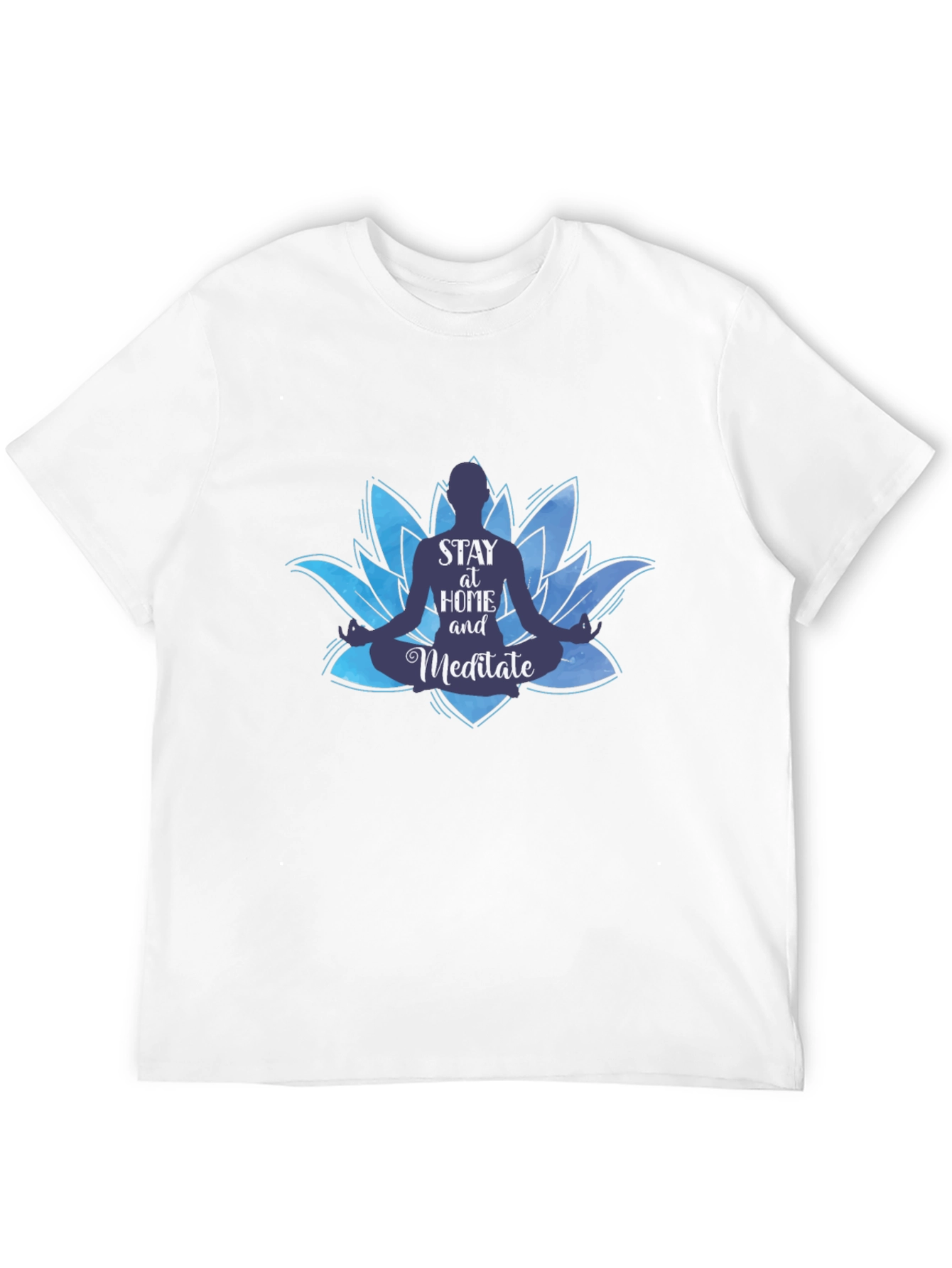 Stay Home Meditate Graphic Tee
