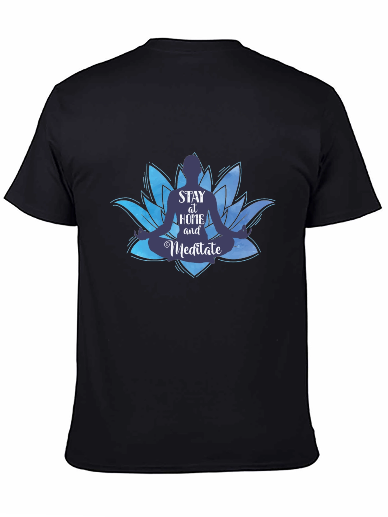 Stay Home Meditate Graphic Tee