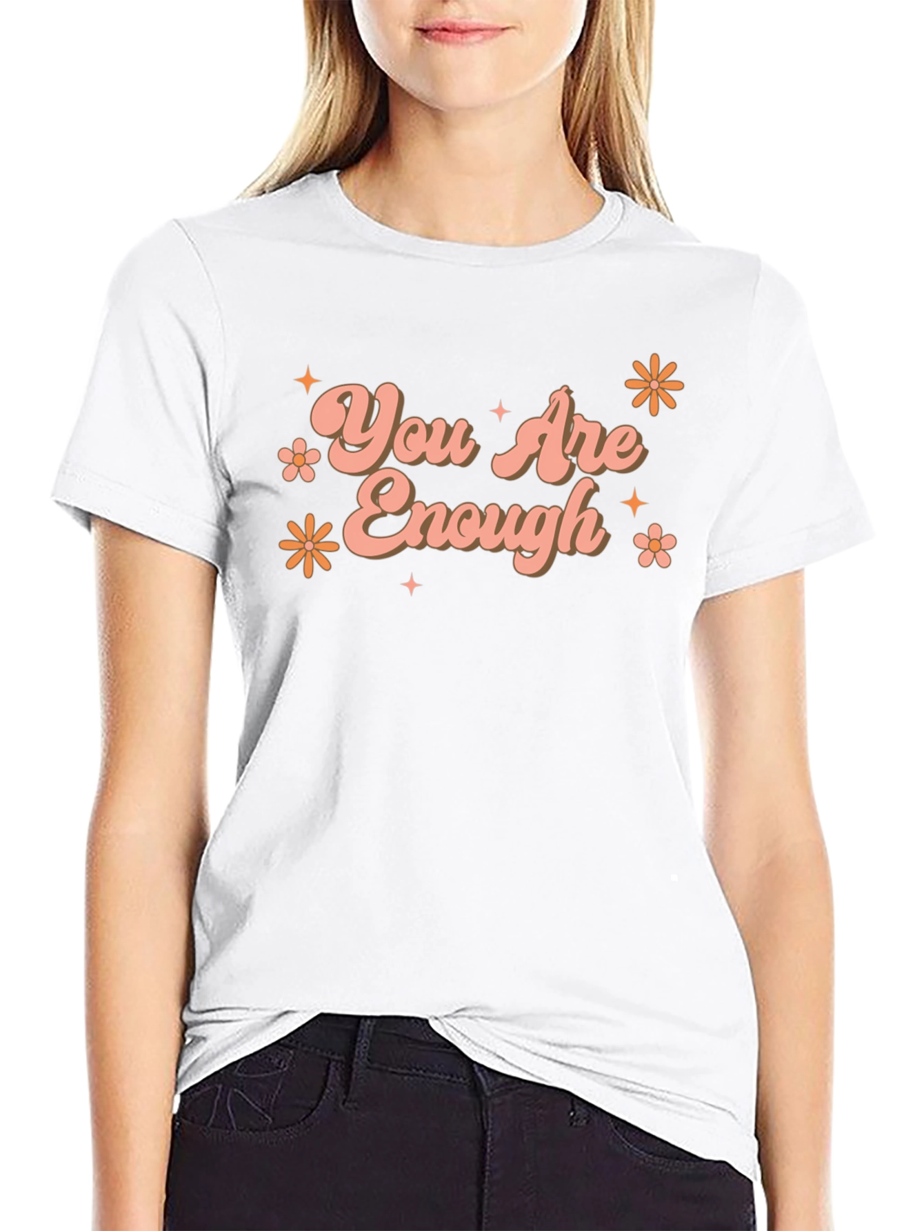 You Are Enough Retro Graphic Tee