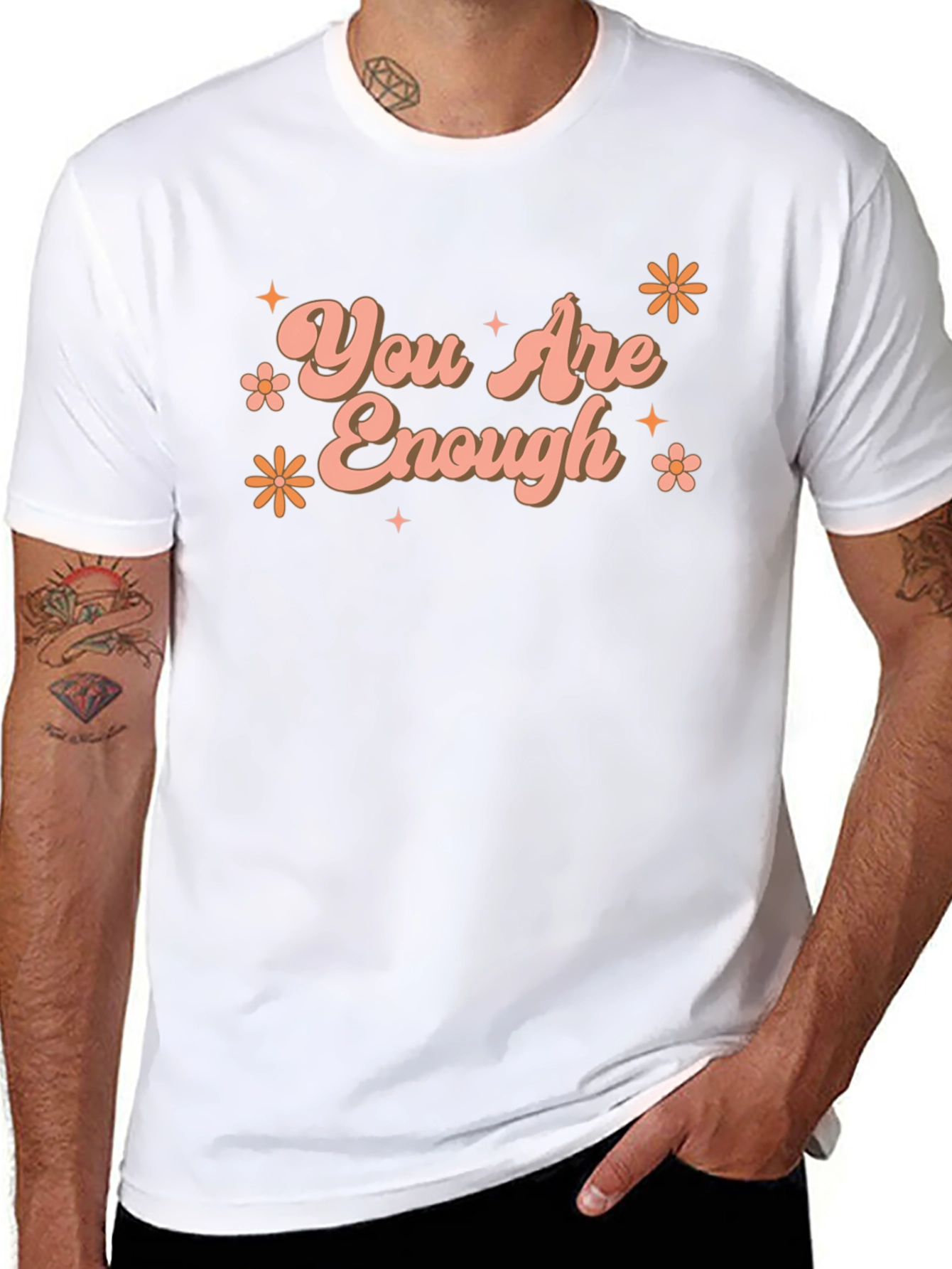 You Are Enough Retro Graphic Tee